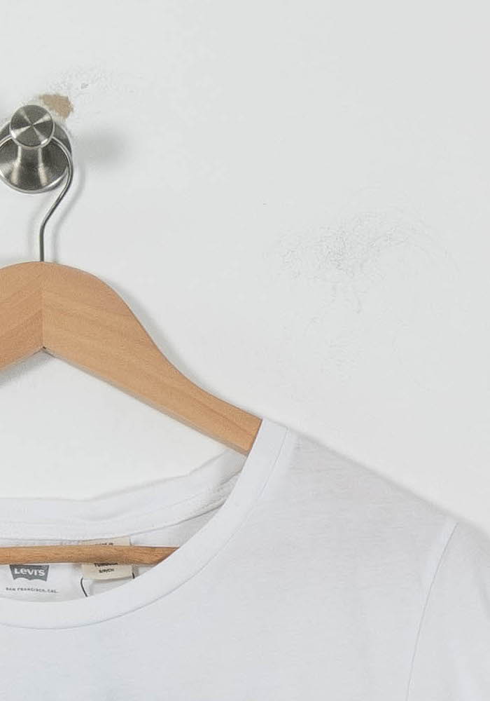 Tommy Badge T-shirt LEVI'S - Seconde main White