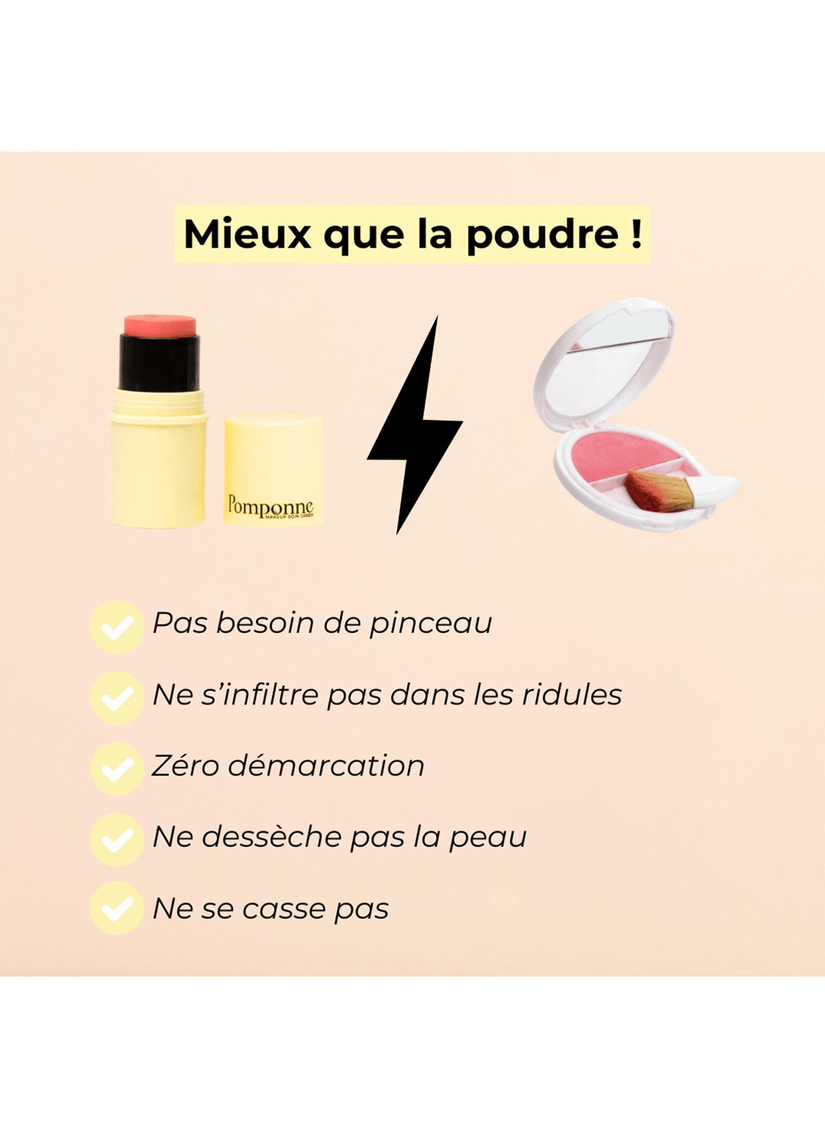 Fantastick Baume&Blush POMPONNE Sunset