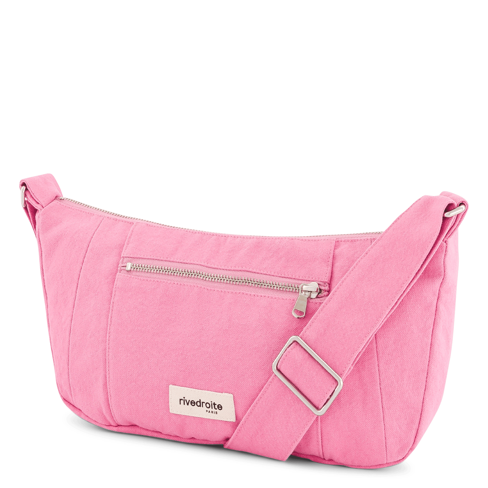 Crossbody bag in blended recycled cotton RIVEDROITE PARIS Pink