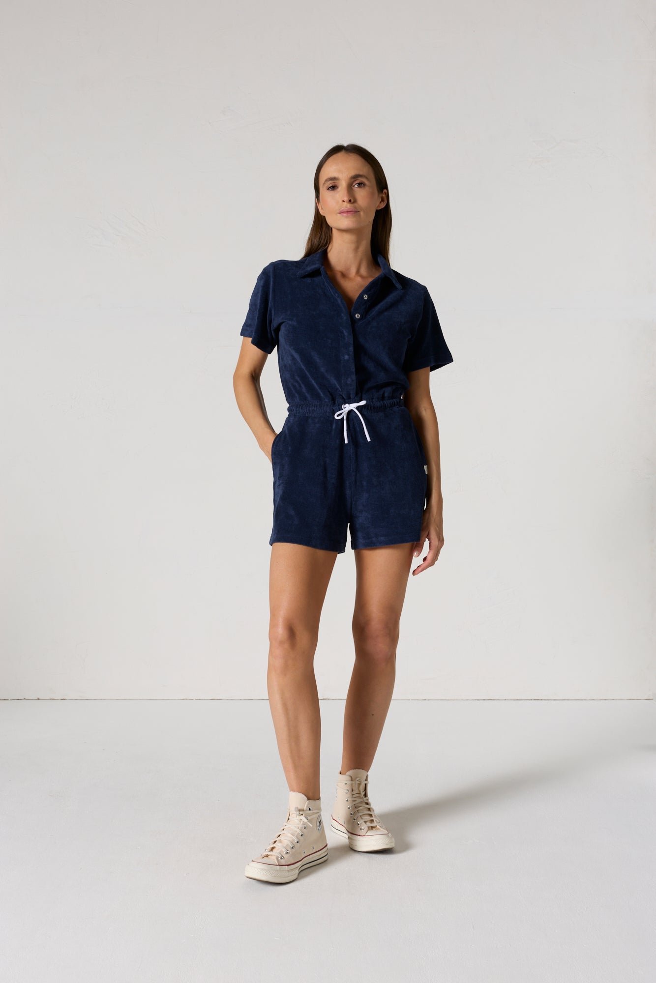 Combi-short éponge tide JOTT Bleu