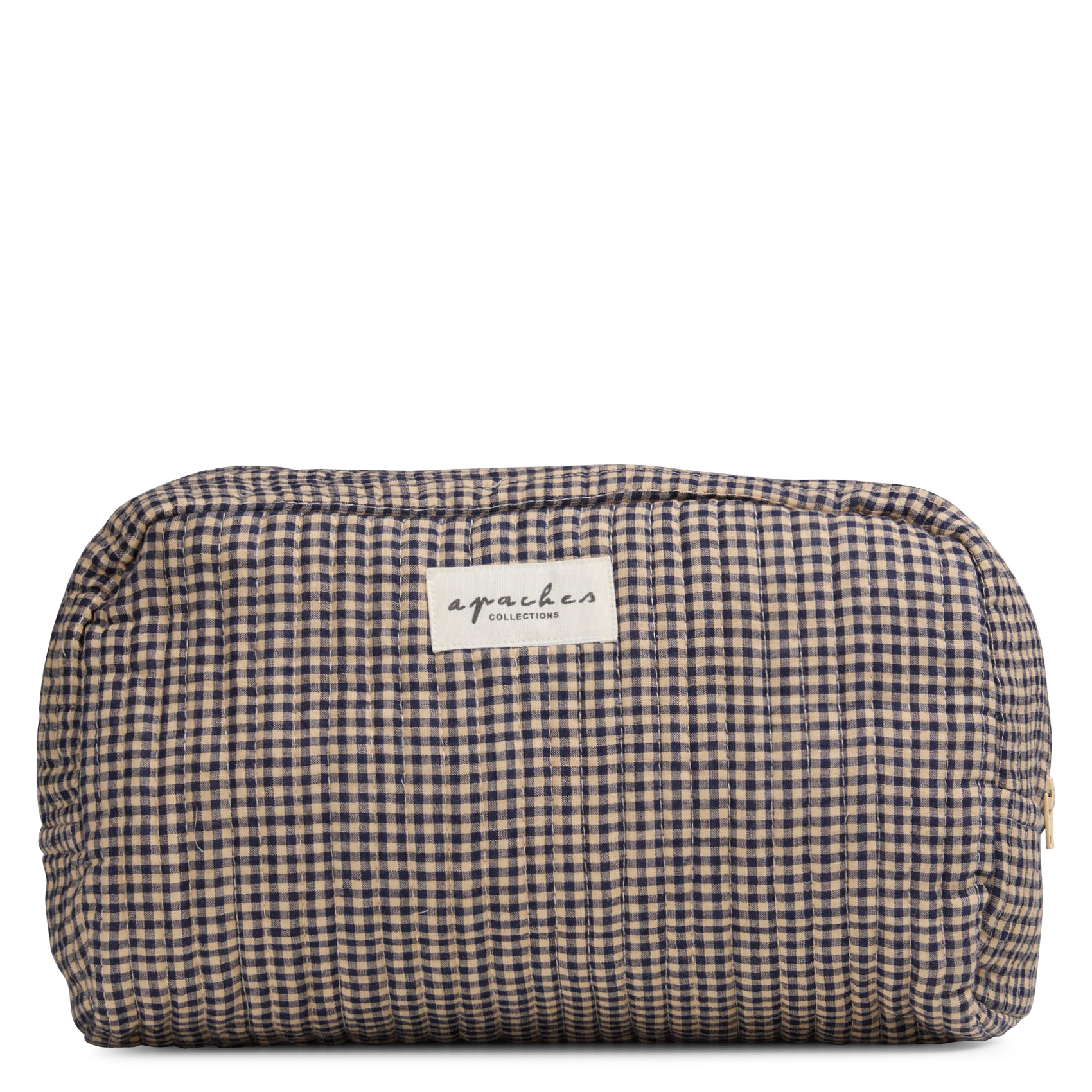 Grande trousse matelassée à motif APACHES COLLECTIONS Bleu