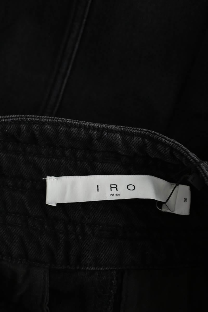 - Straight-leg jeans
- 5 pockets
- Straight cut
- Faded effect IRO - Seconde Main Black