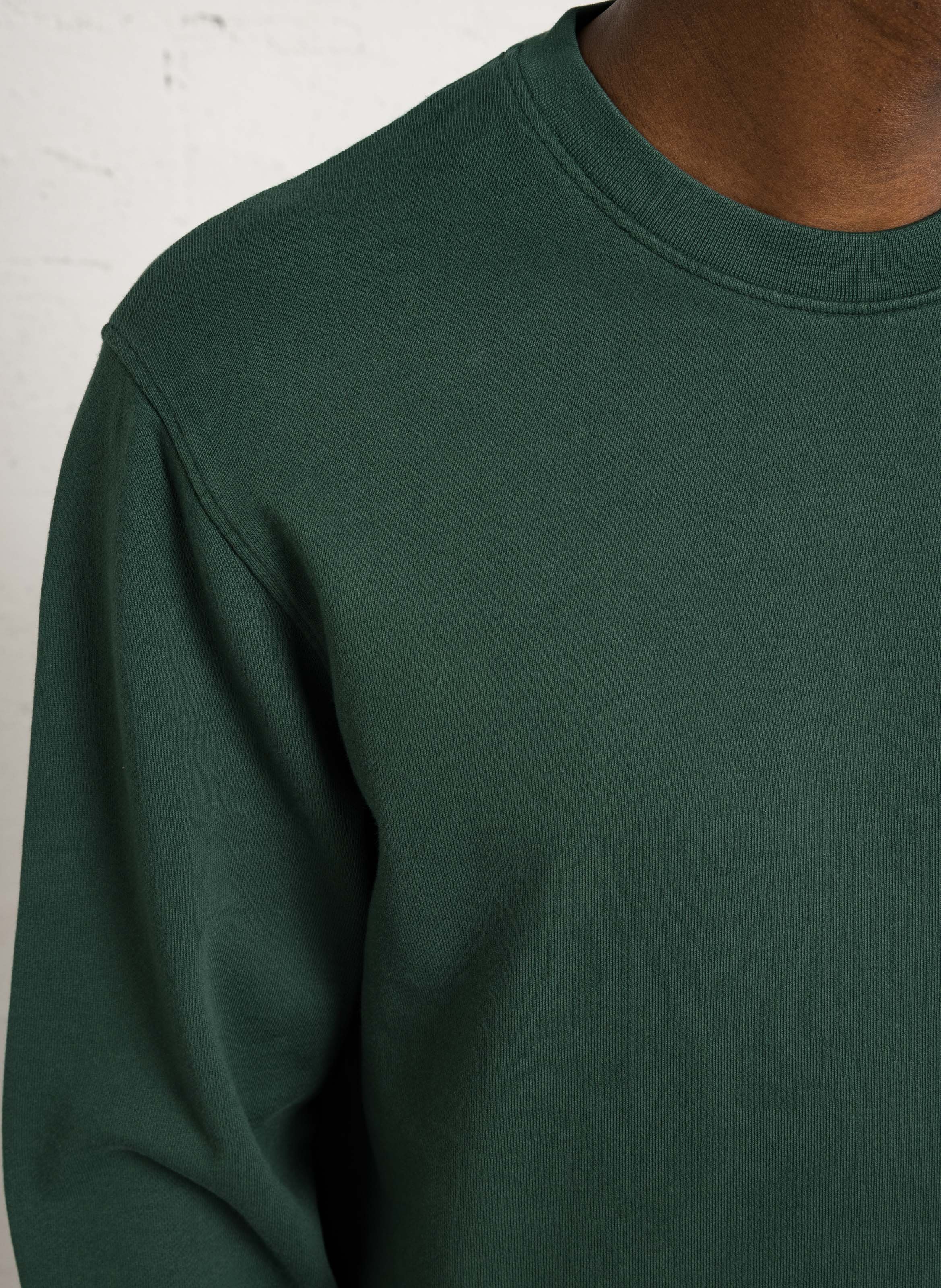 Rundhals-Sweatshirt aus Bio-Baumwolle, Regular Fit COLORFUL STANDARD Grun