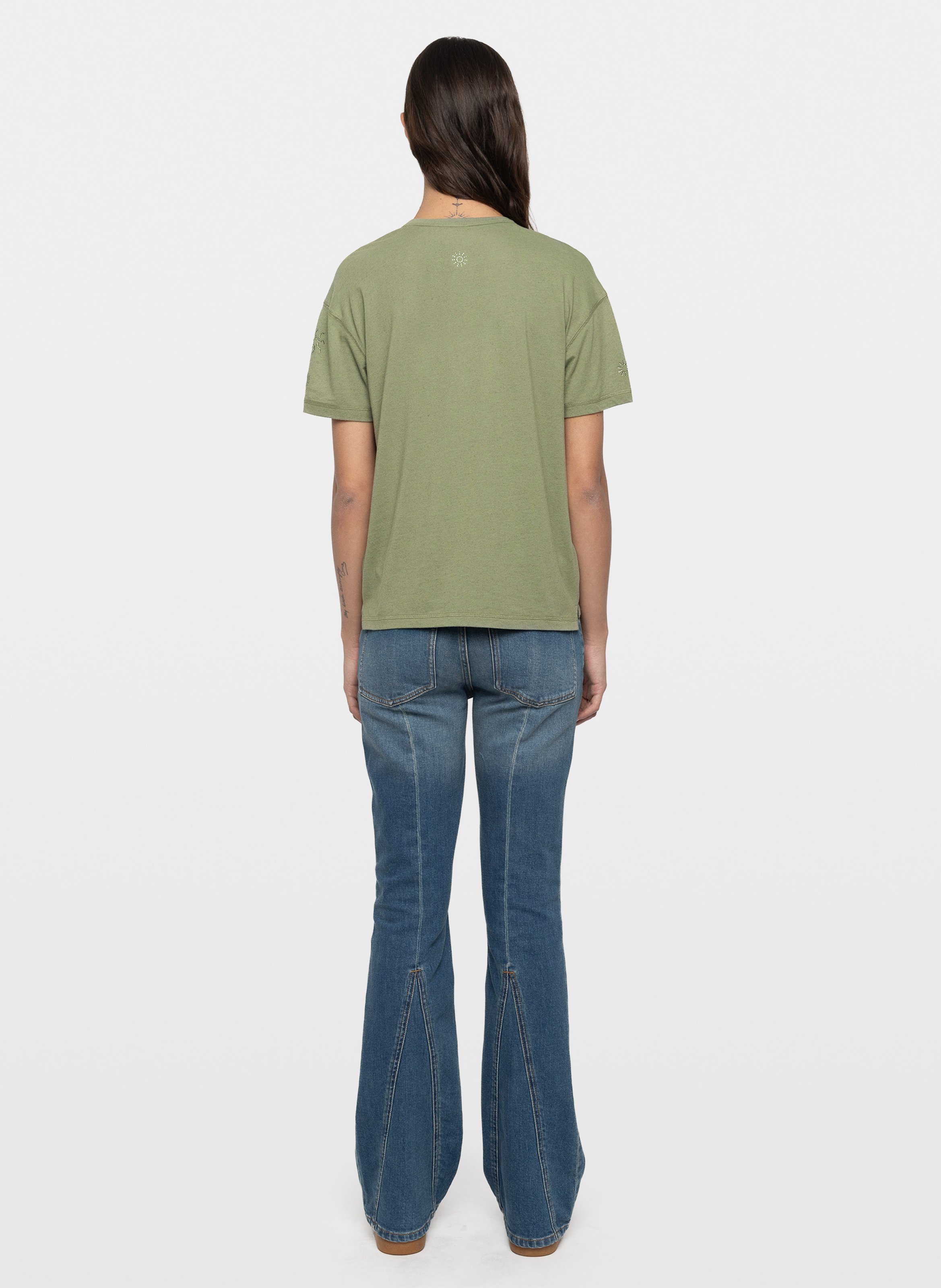 Tee-shirt col V  ZADIG&VOLTAIRE Vert