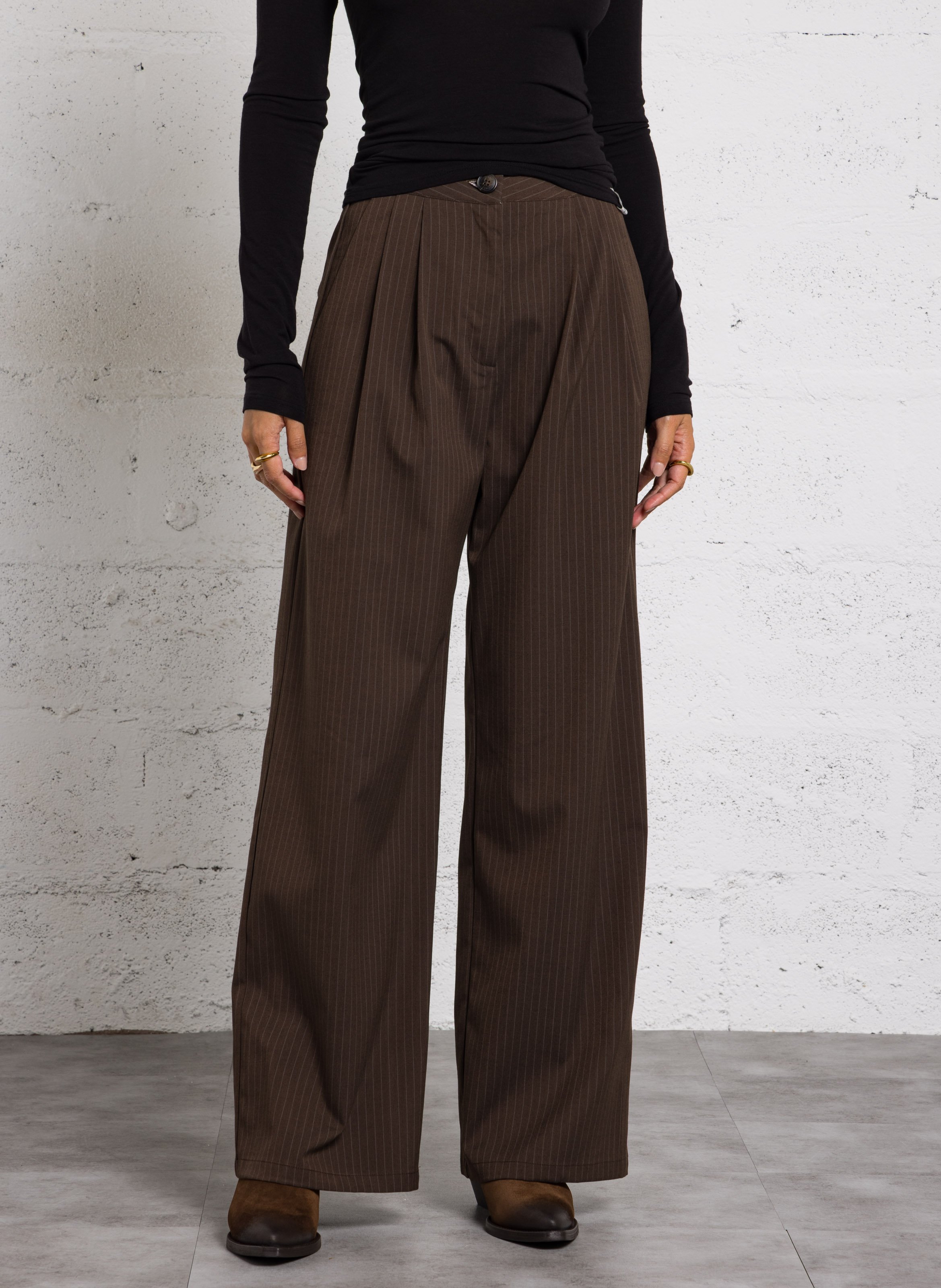 Weite Bundfaltenhose mit hohem Bund LA PETITE ETOILE