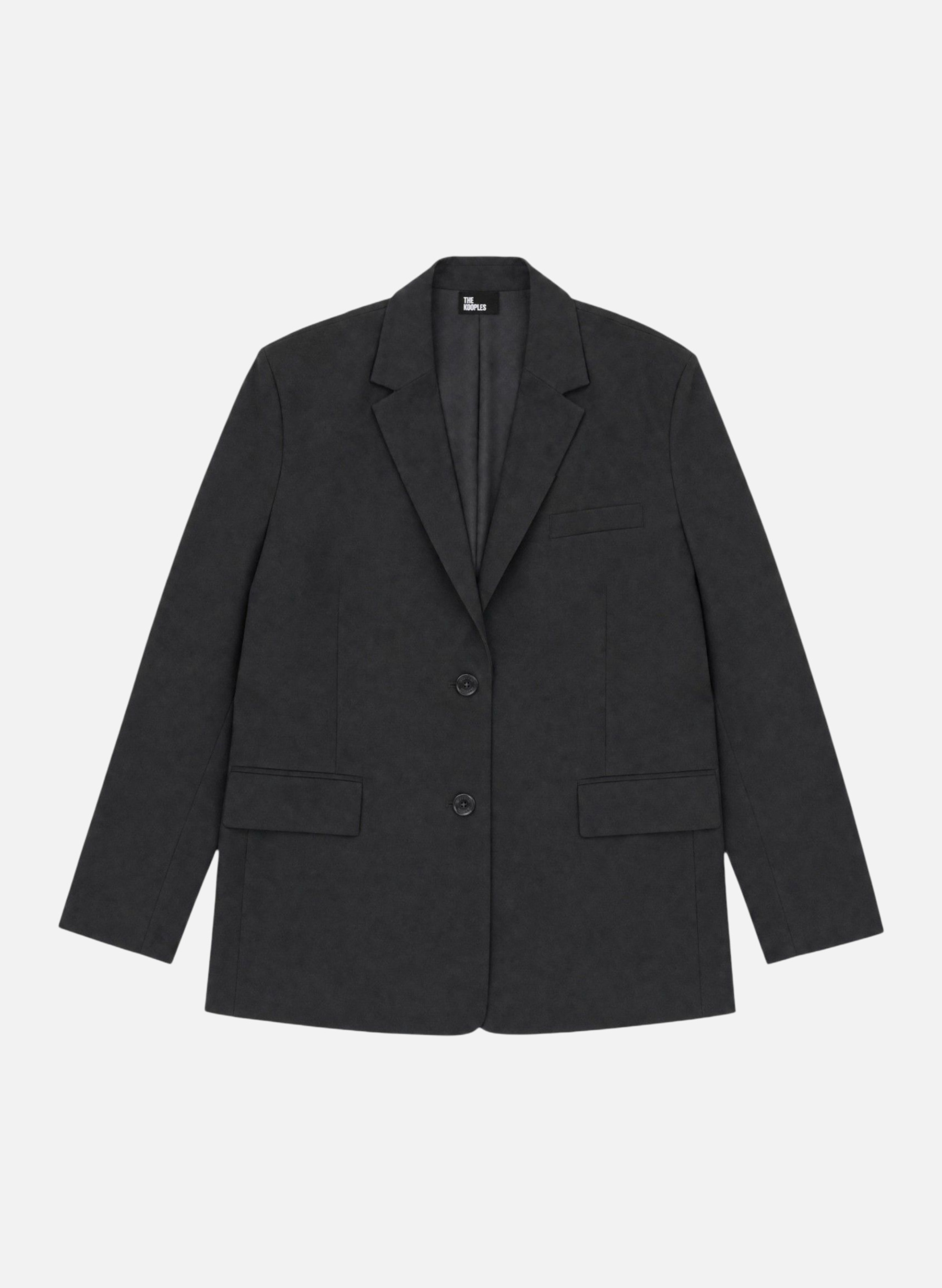 Oversized wool suit jacket THE KOOPLES Black