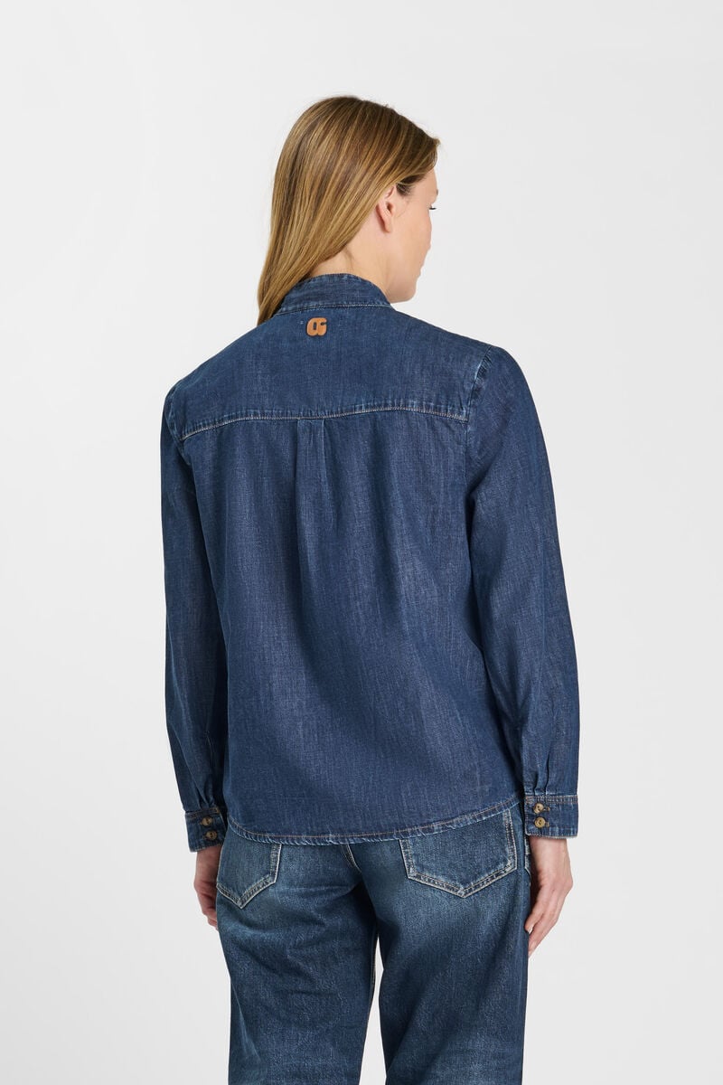 Denim shirt LE TEMPS DES CERISES Blue