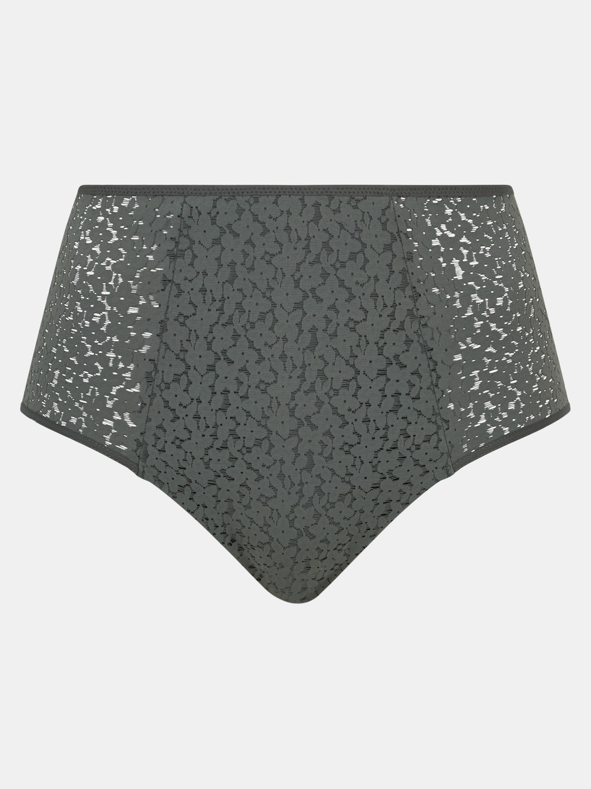 High-waisted lace panties | Grey CHANTELLE Women