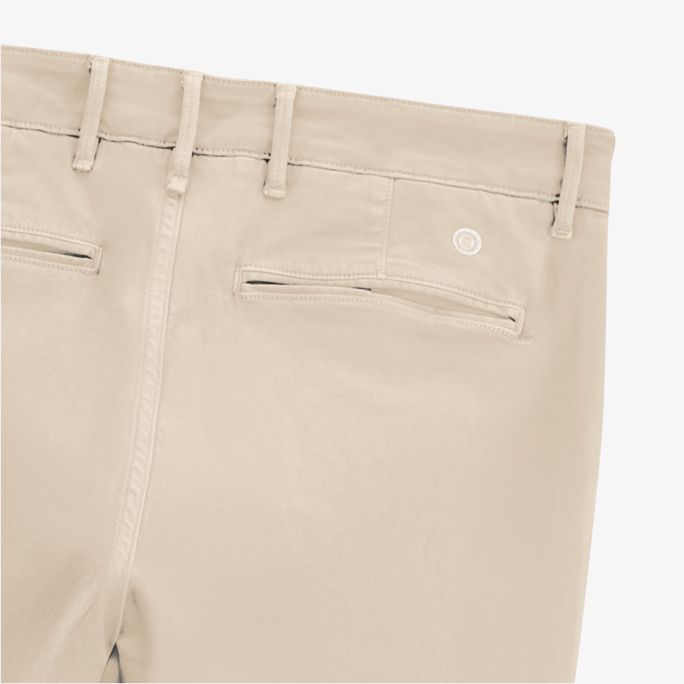 Stretch cotton chino with comfortable fit SERGE BLANCO Beige