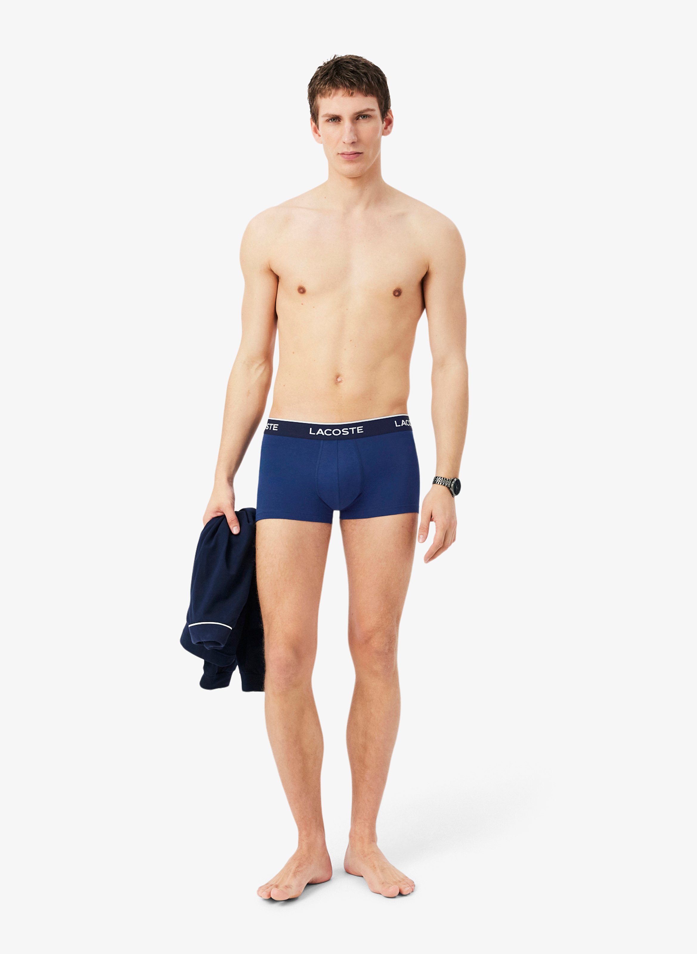 Pack of 3 cotton-blend trunks LACOSTE Multicolored