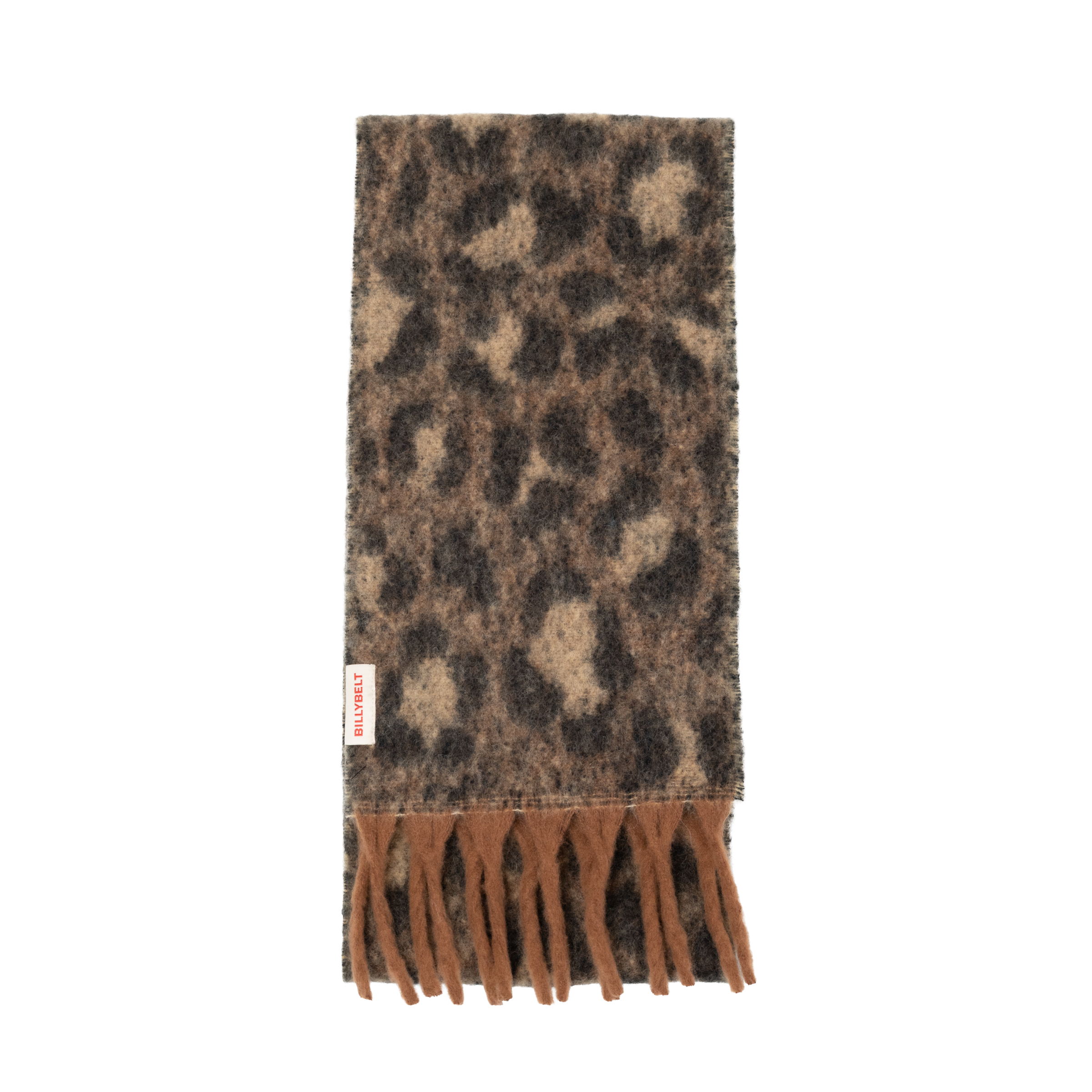Regular wool scarf BILLYBELT Brown