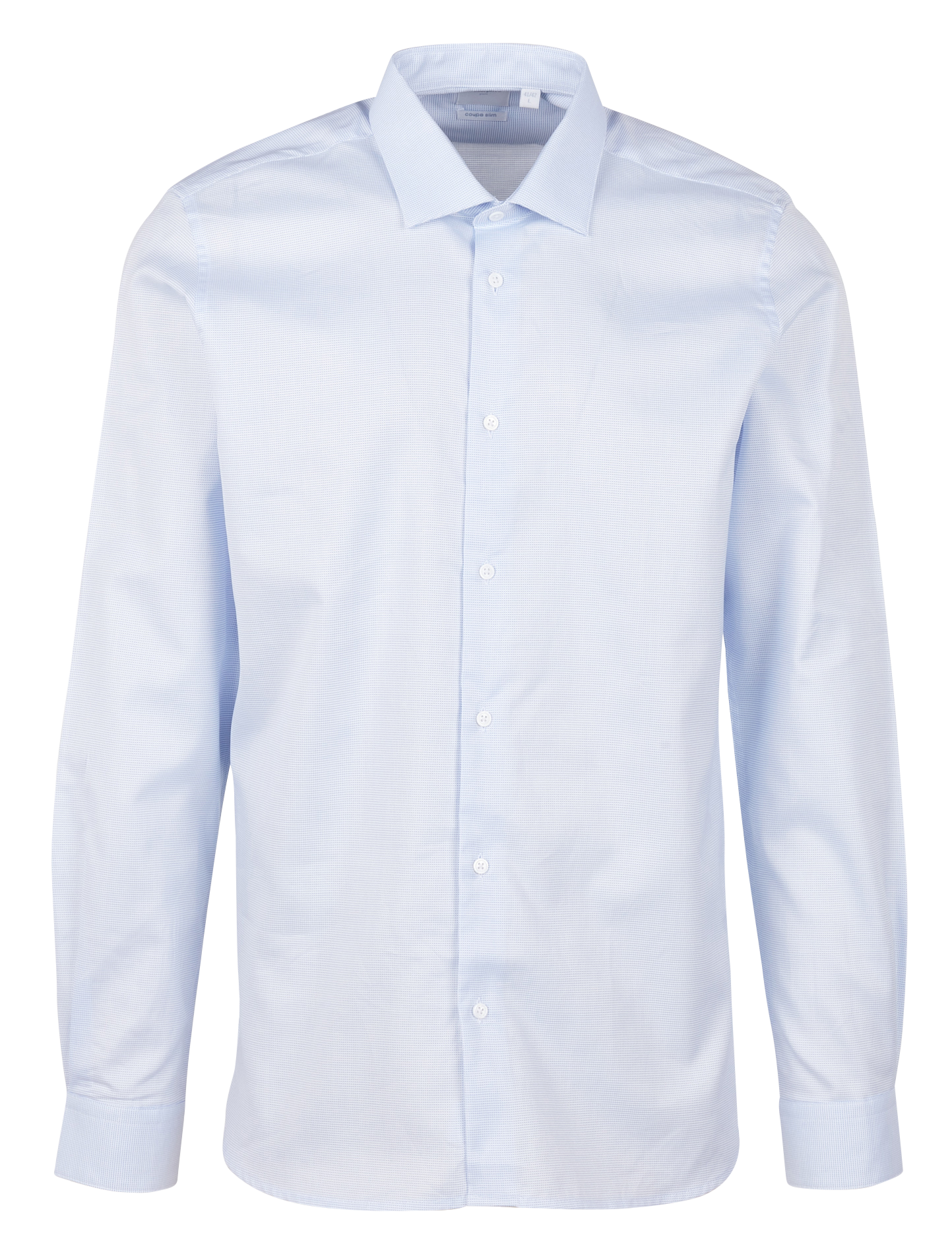 Cotton shirt with classic collar ATELIER PRIVE Blue