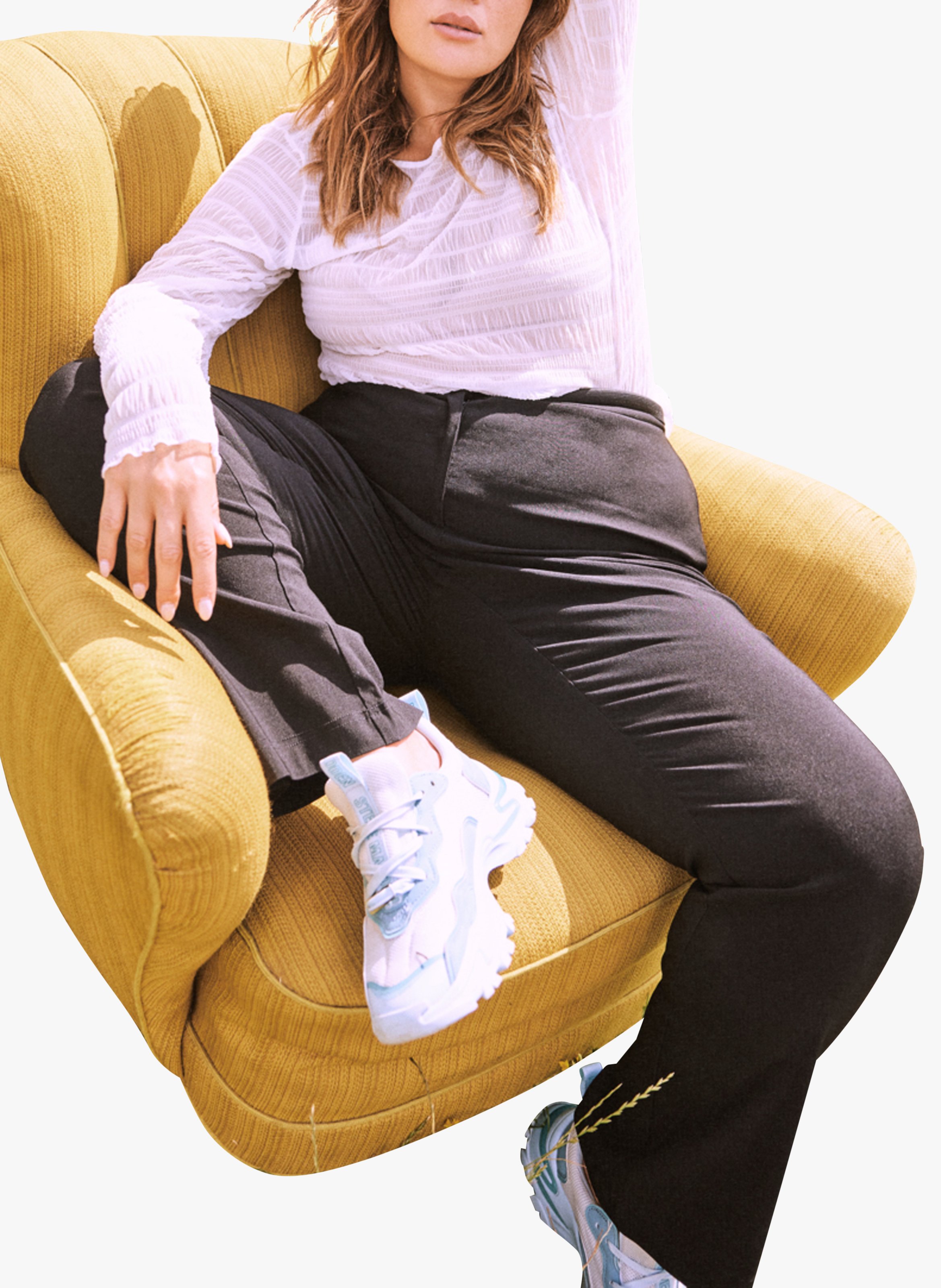 Pantalon bootcut stretch EVOKED Noir