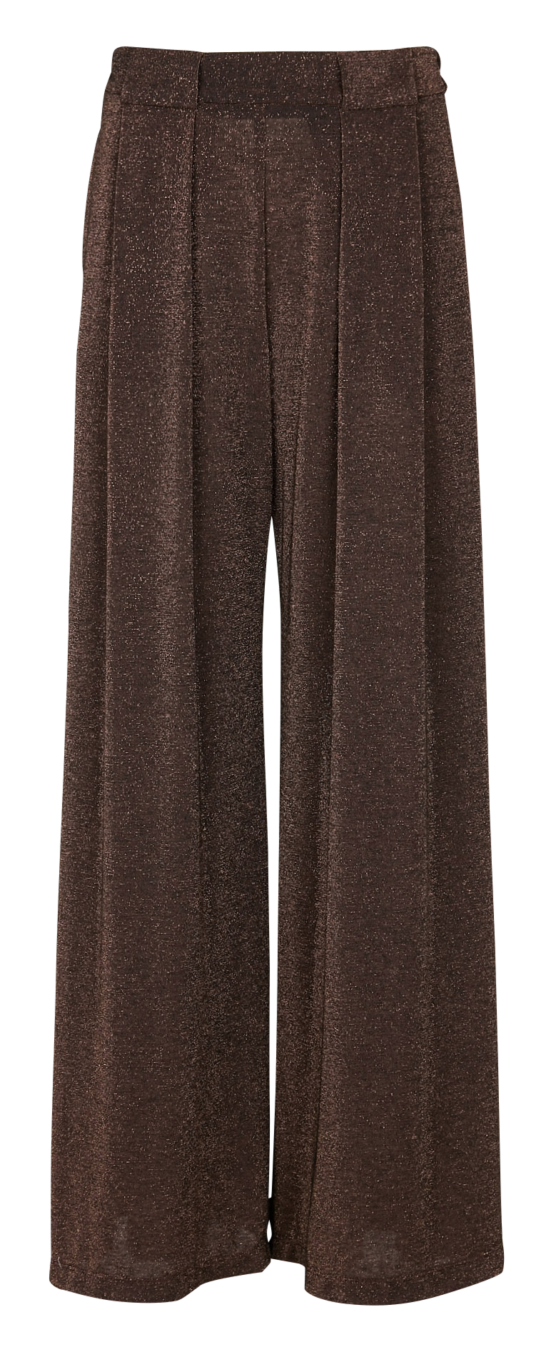 Pantalon large pailleté  MOMONI Prune