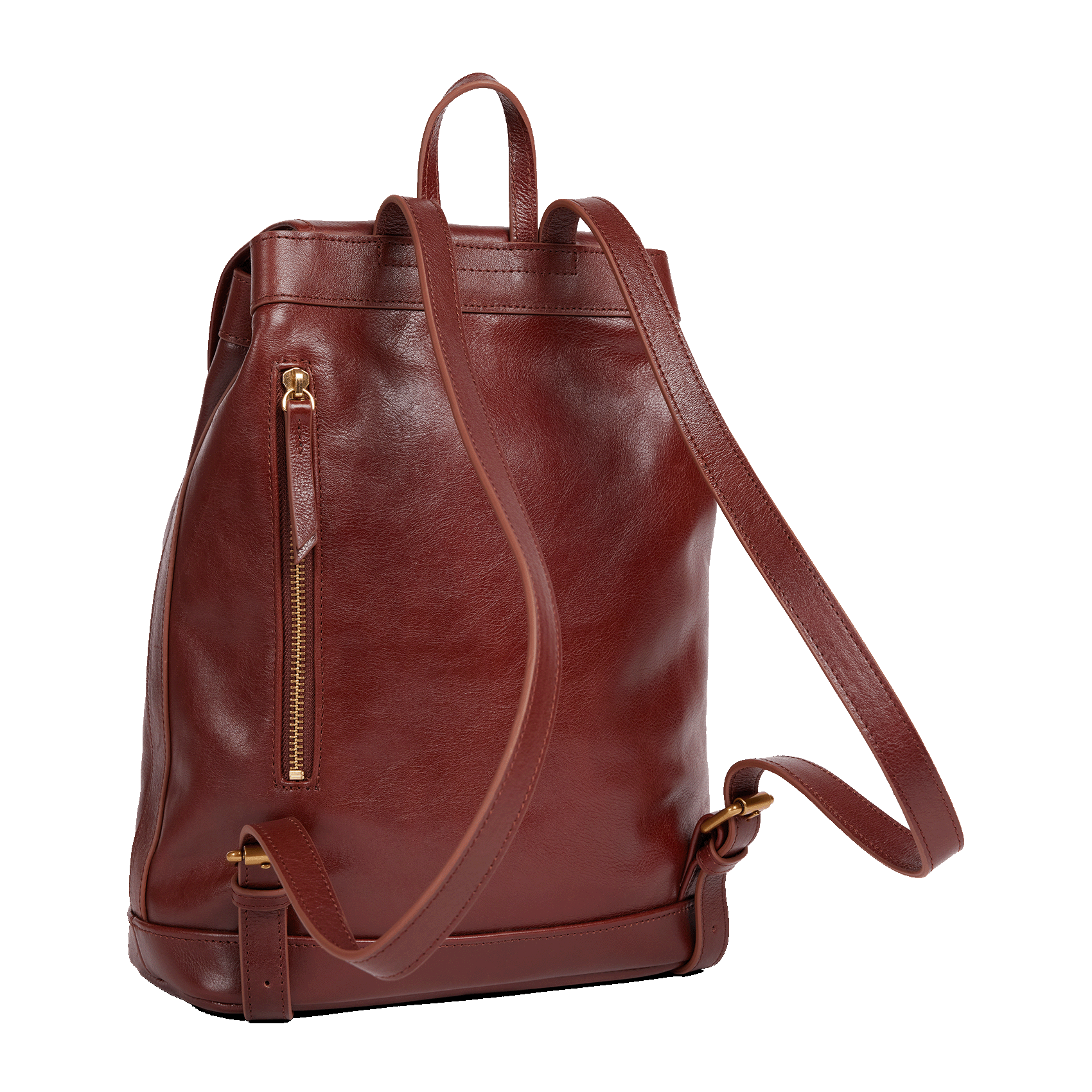 Mochila de cuero Marron