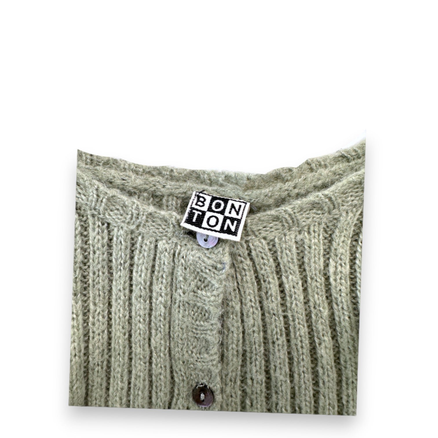 Green children's cardigan - 6 years BONTON - Seconde Main Green