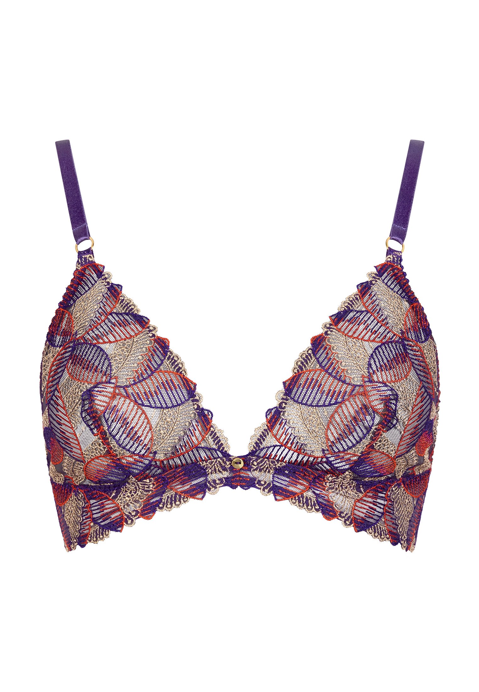 Triangle bra AUBADE Purple