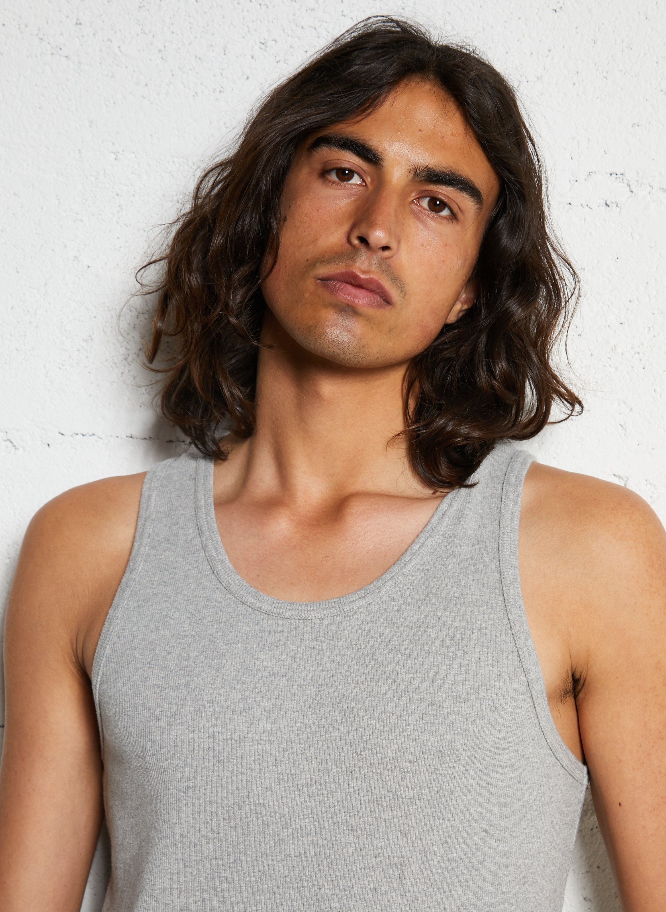 Rundhals-Tanktop aus Bio-Baumwolle COLORFUL STANDARD Grau