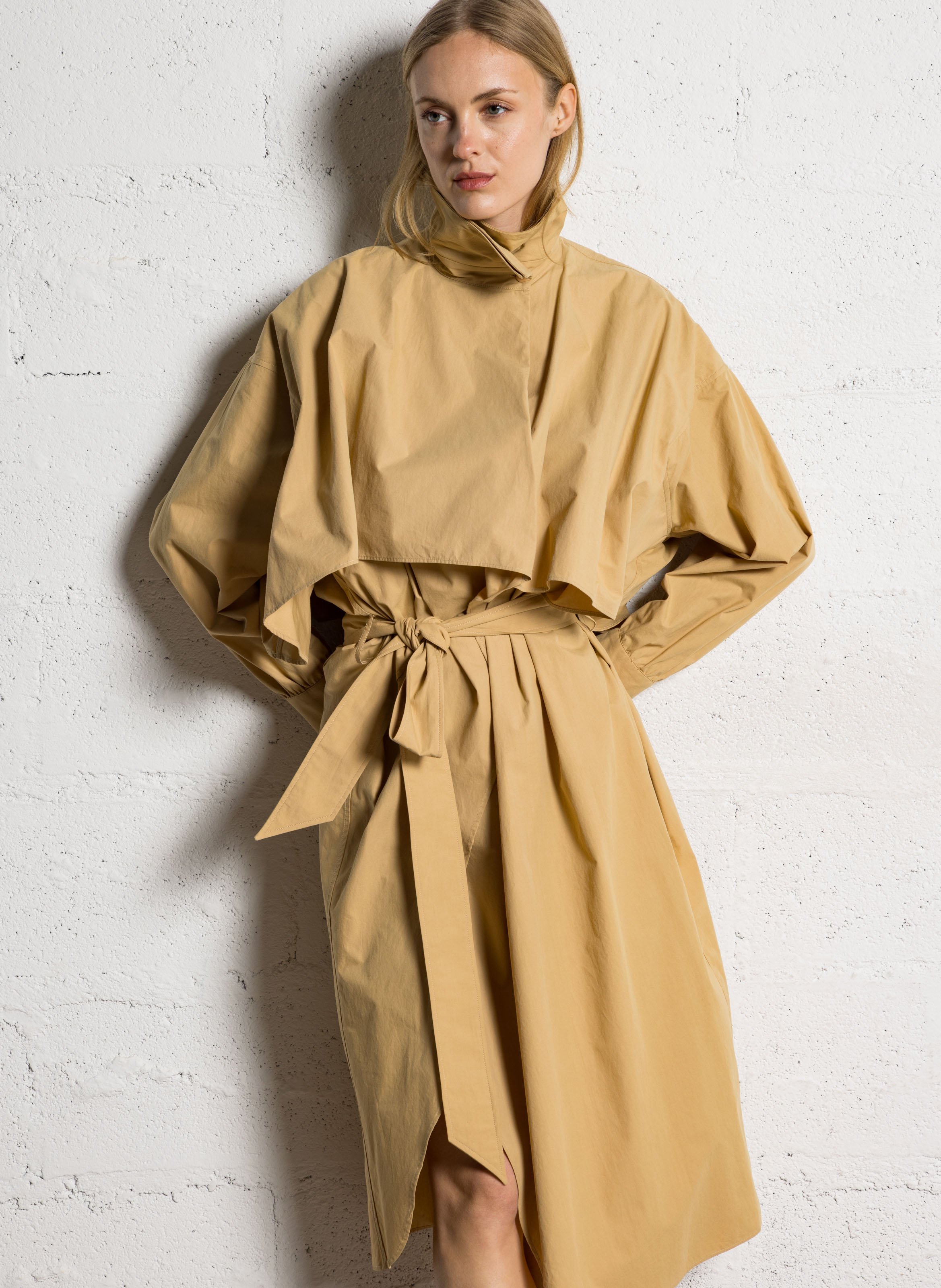 Chaplin cotton shirt dress MARGAUX LONNBERG Yellow