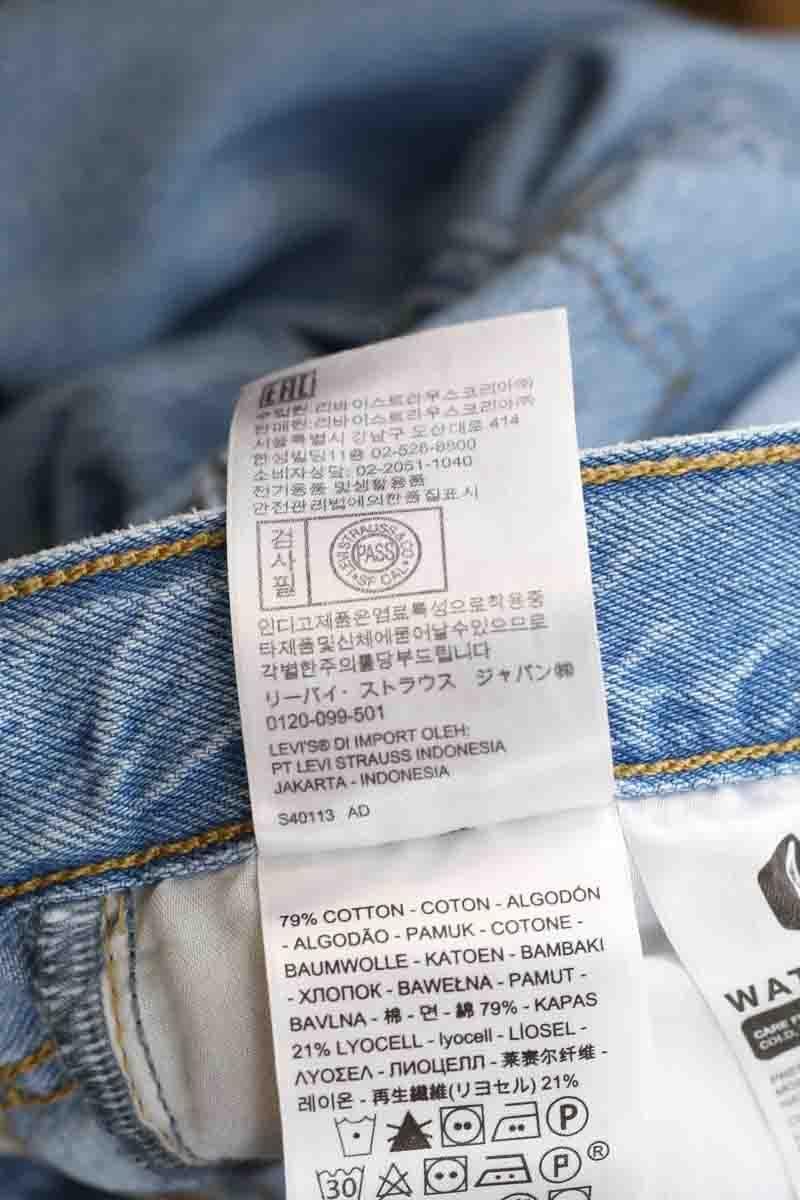 Cotton jeans LEVI'S - Seconde main Blue