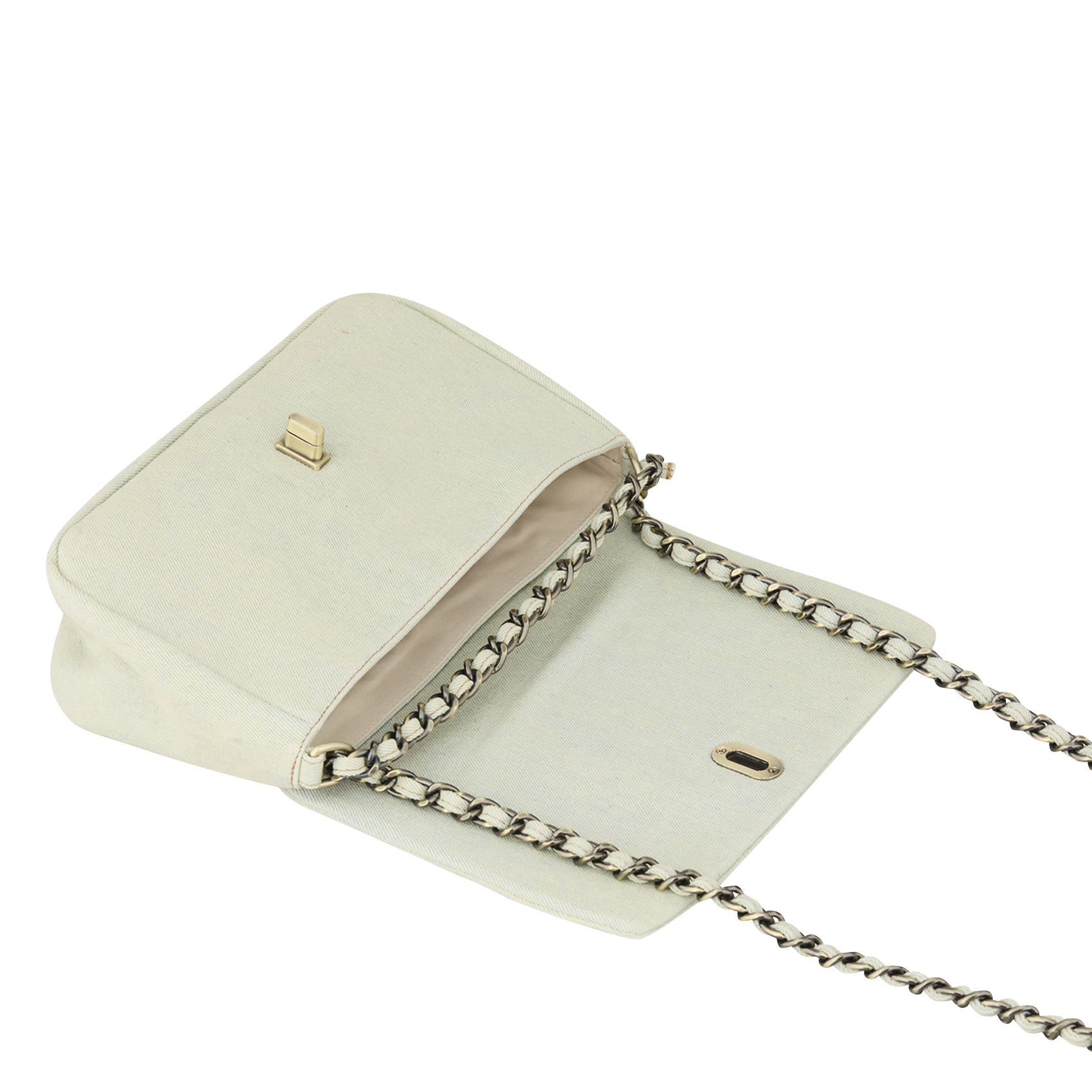 Sac bandoulière à rabat uni BECKSONDERGAARD Blanc