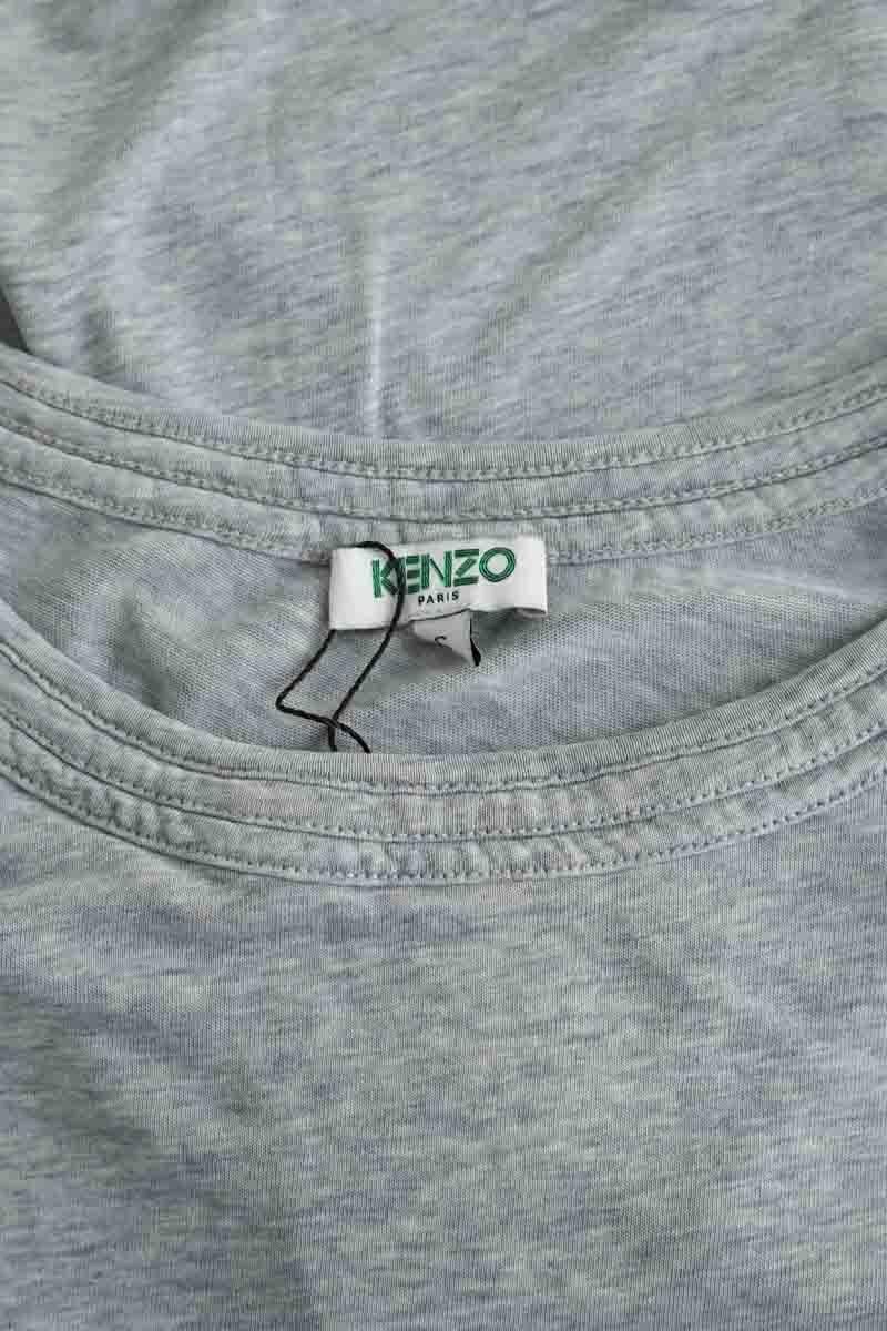 Cotton T-shirt KENZO - SECONDE MAIN Grey