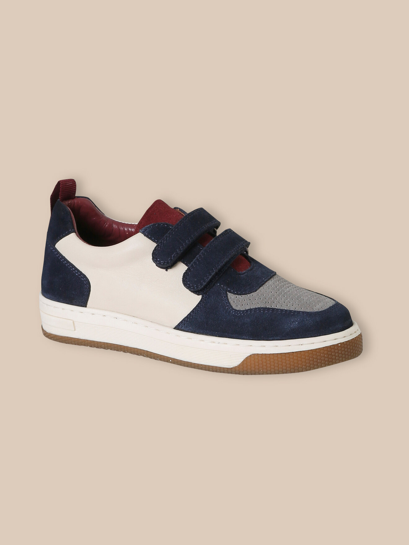 Adventure 2.0 Alpine Oxford leather trainers CYRILLUS Red