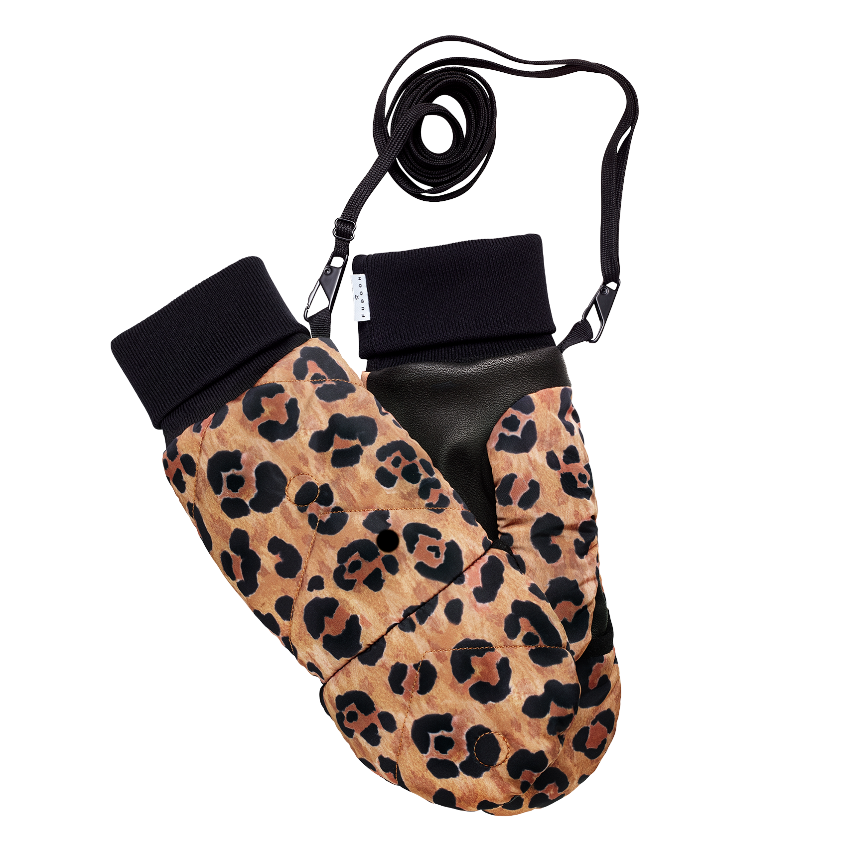 Convertible wanten met luipaardprint FUDOON Veelkleurig