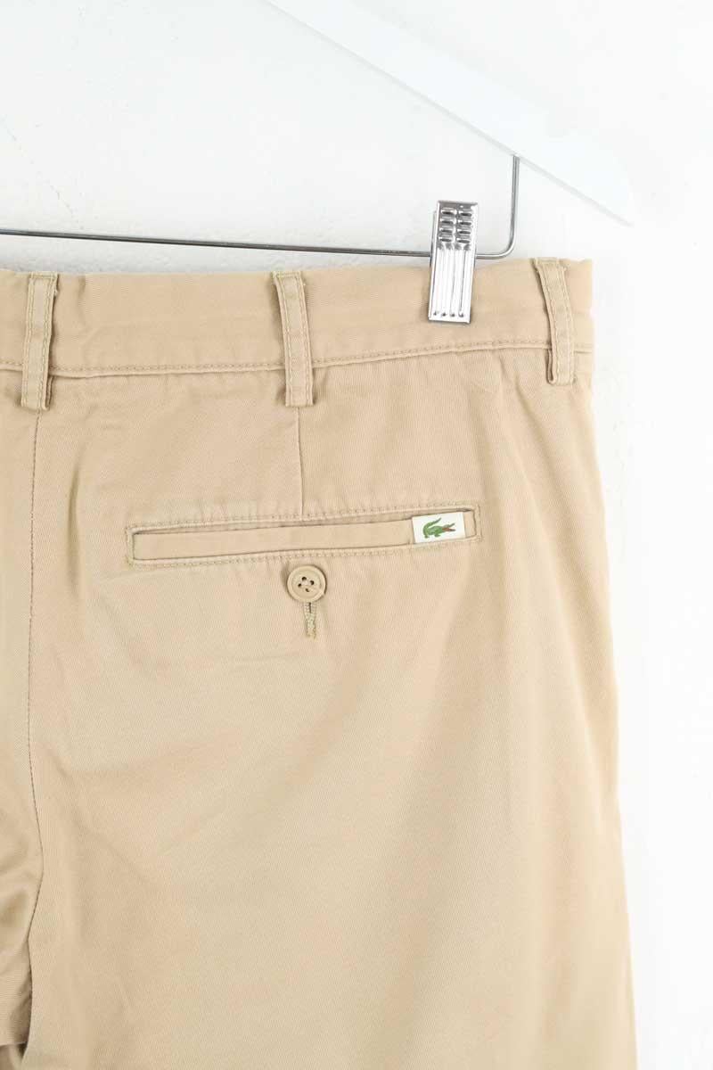 Slim-fit cotton cargo pants LACOSTE - SECONDE MAIN Brown