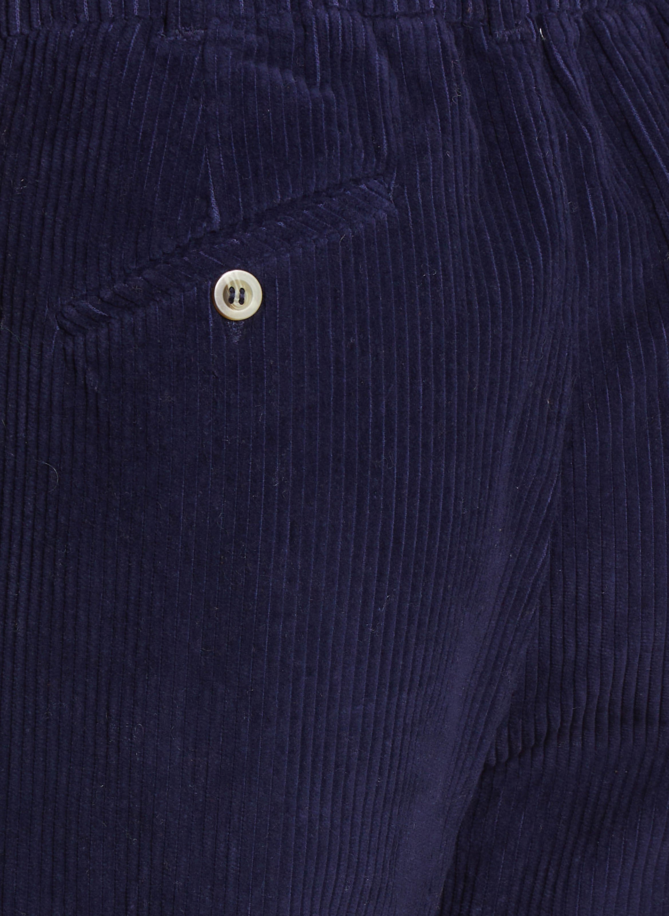 Rechte broek van biokatoen LEON & HARPER Blauw