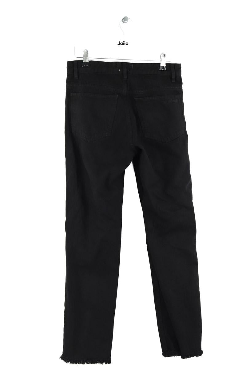 Cotton straight jeans ISABEL MARANT - Seconde Main Black