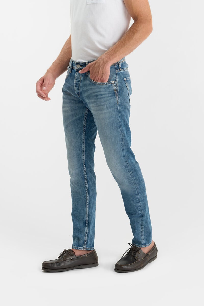 Slim stretch jeans, length 34 LE TEMPS DES CERISES Blue