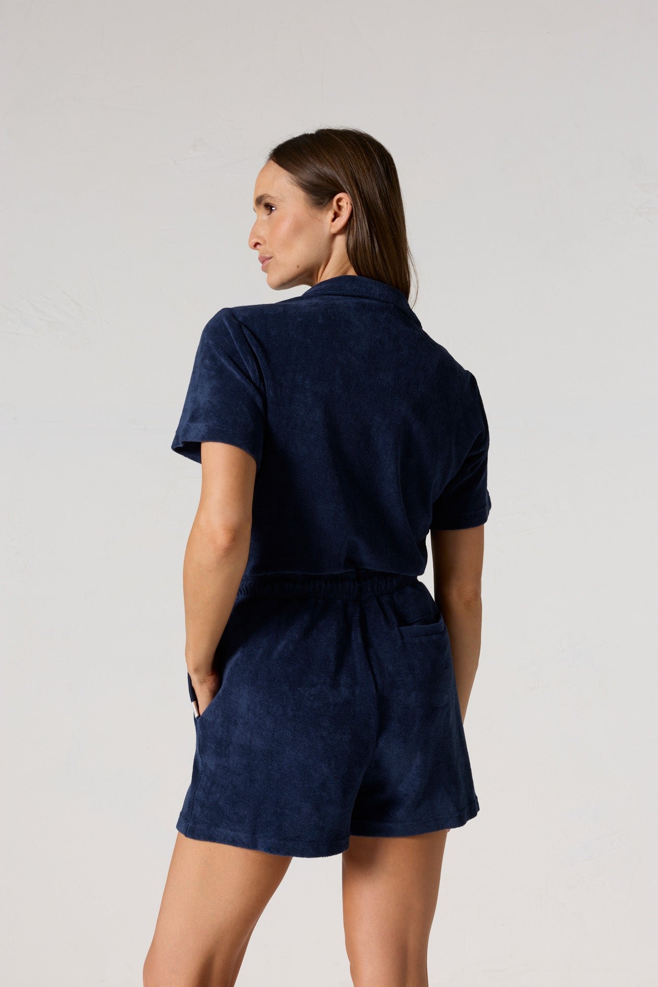 Combi-short éponge tide JOTT Bleu