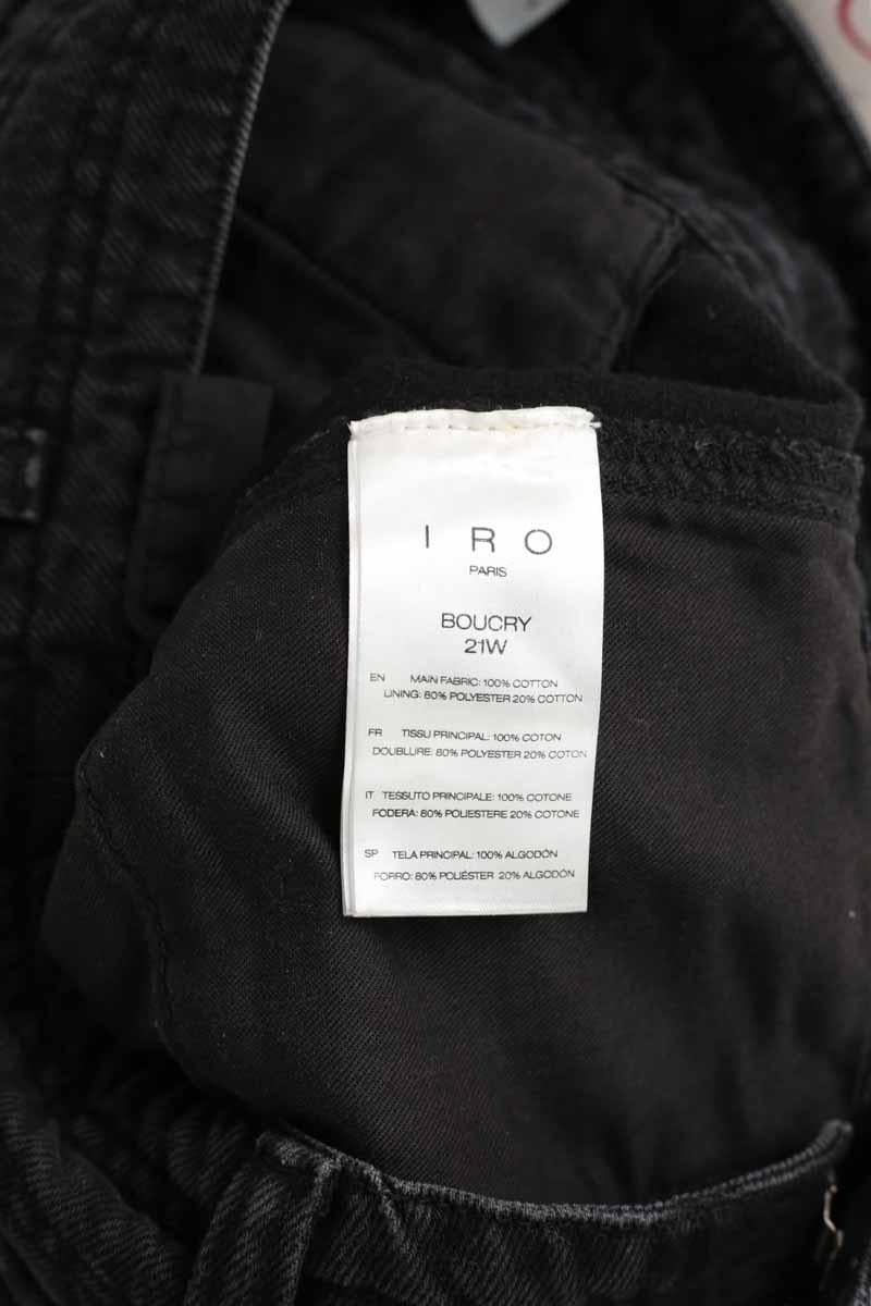 - Straight-leg jeans
- 5 pockets
- Straight cut
- Faded effect IRO - Seconde Main Black