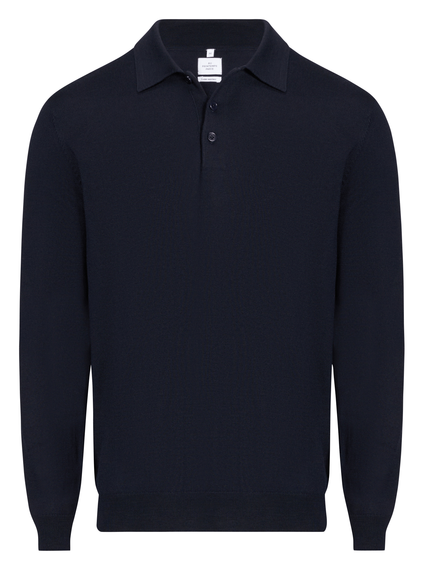 Straight merino wool polo AU PRINTEMPS PARIS