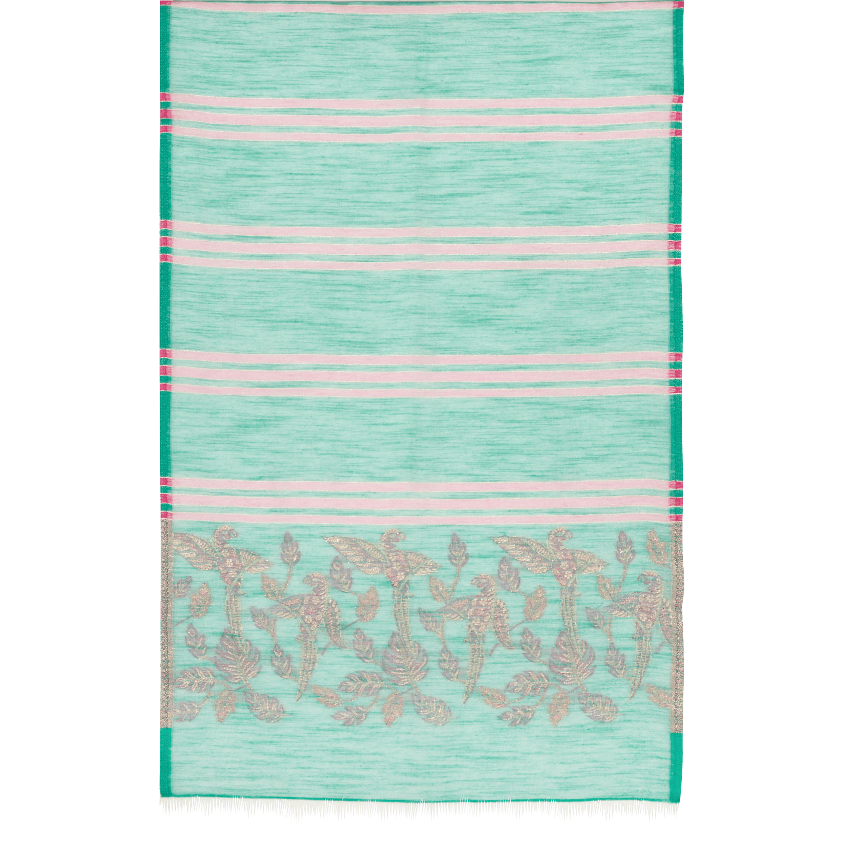 Foulard en coton mélangé LA FEE MARABOUTEE Vert