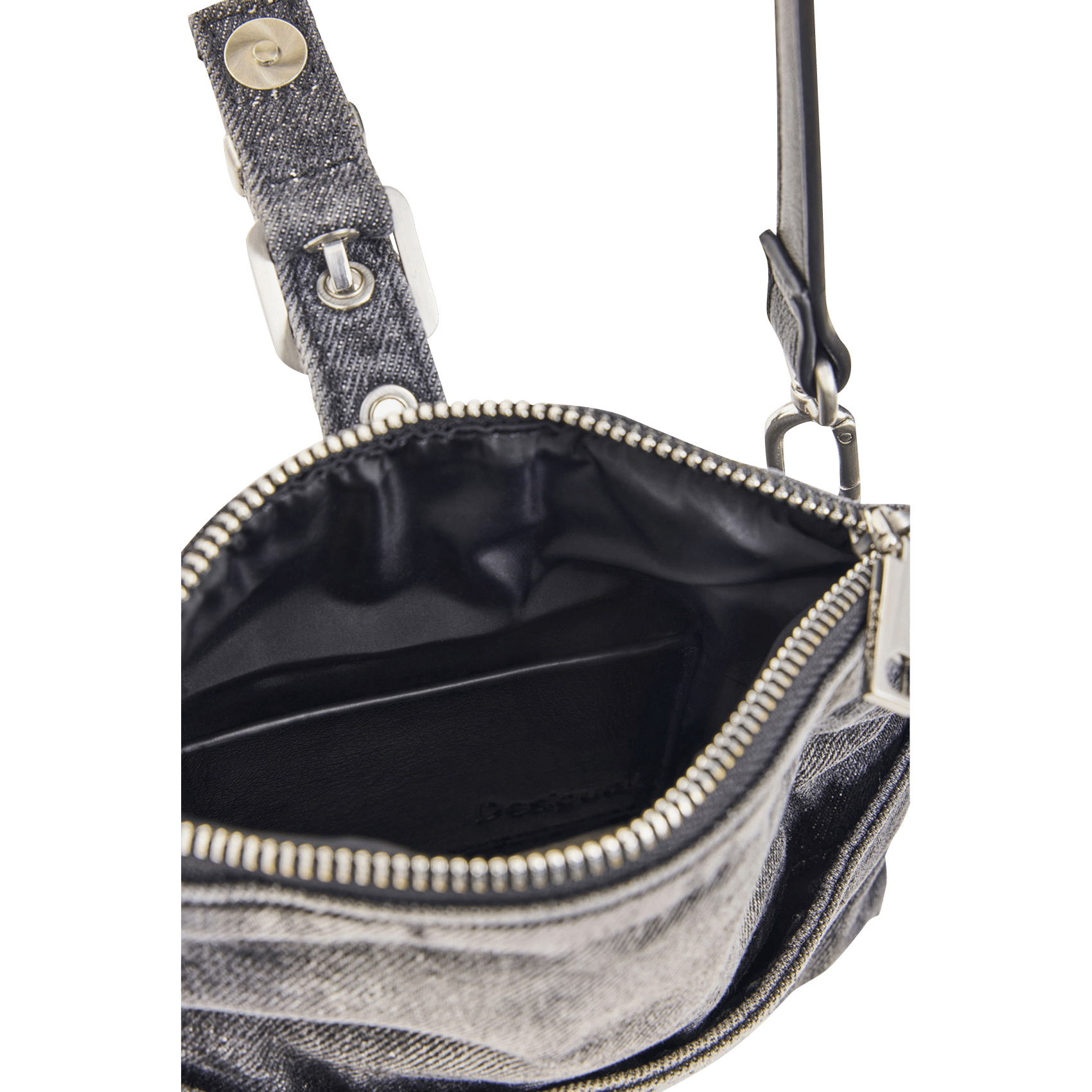 Cotton-blend shoulder bag DESIGUAL Black