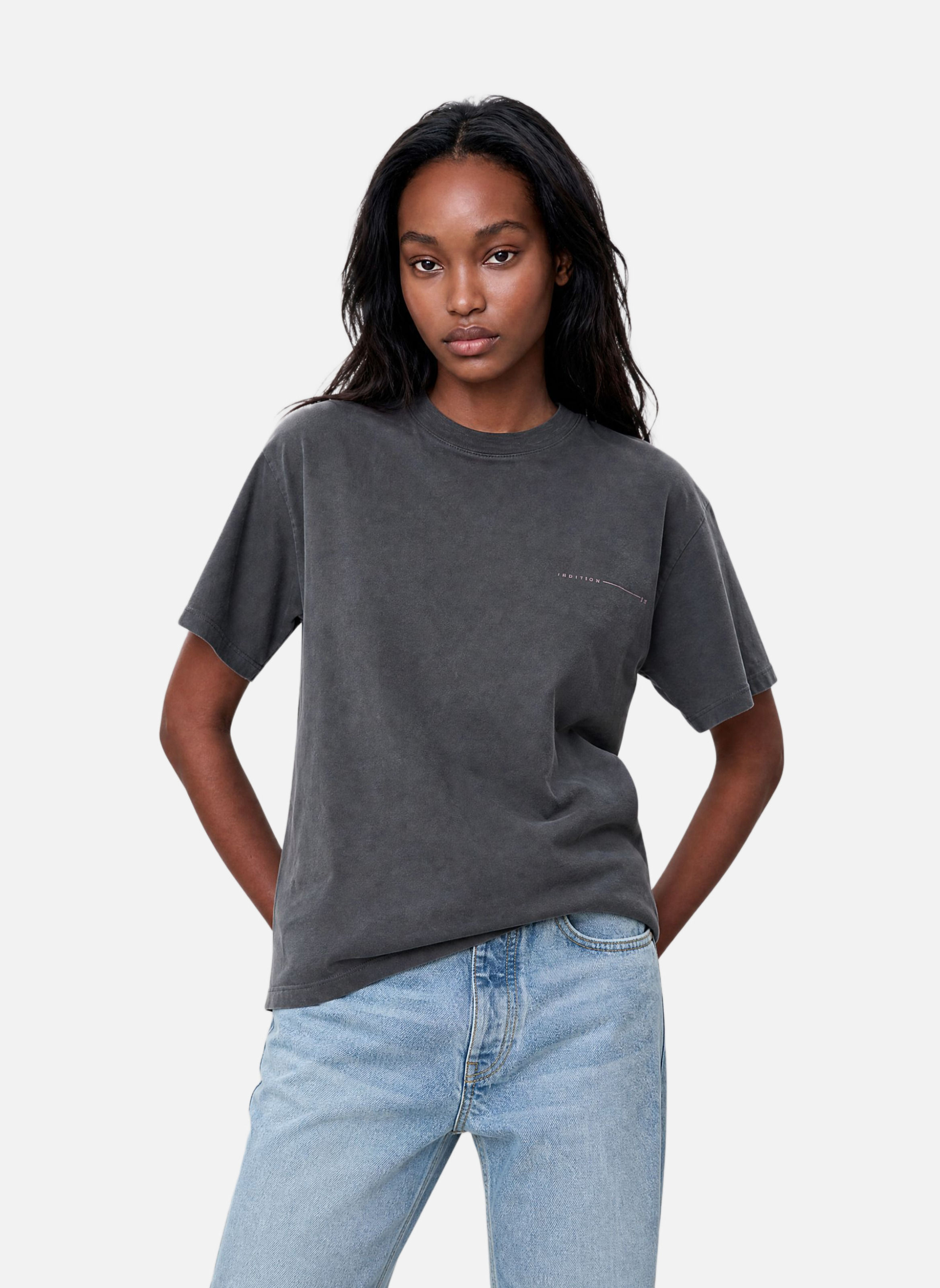 T-shirt with screen printing THE KOOPLES Black
