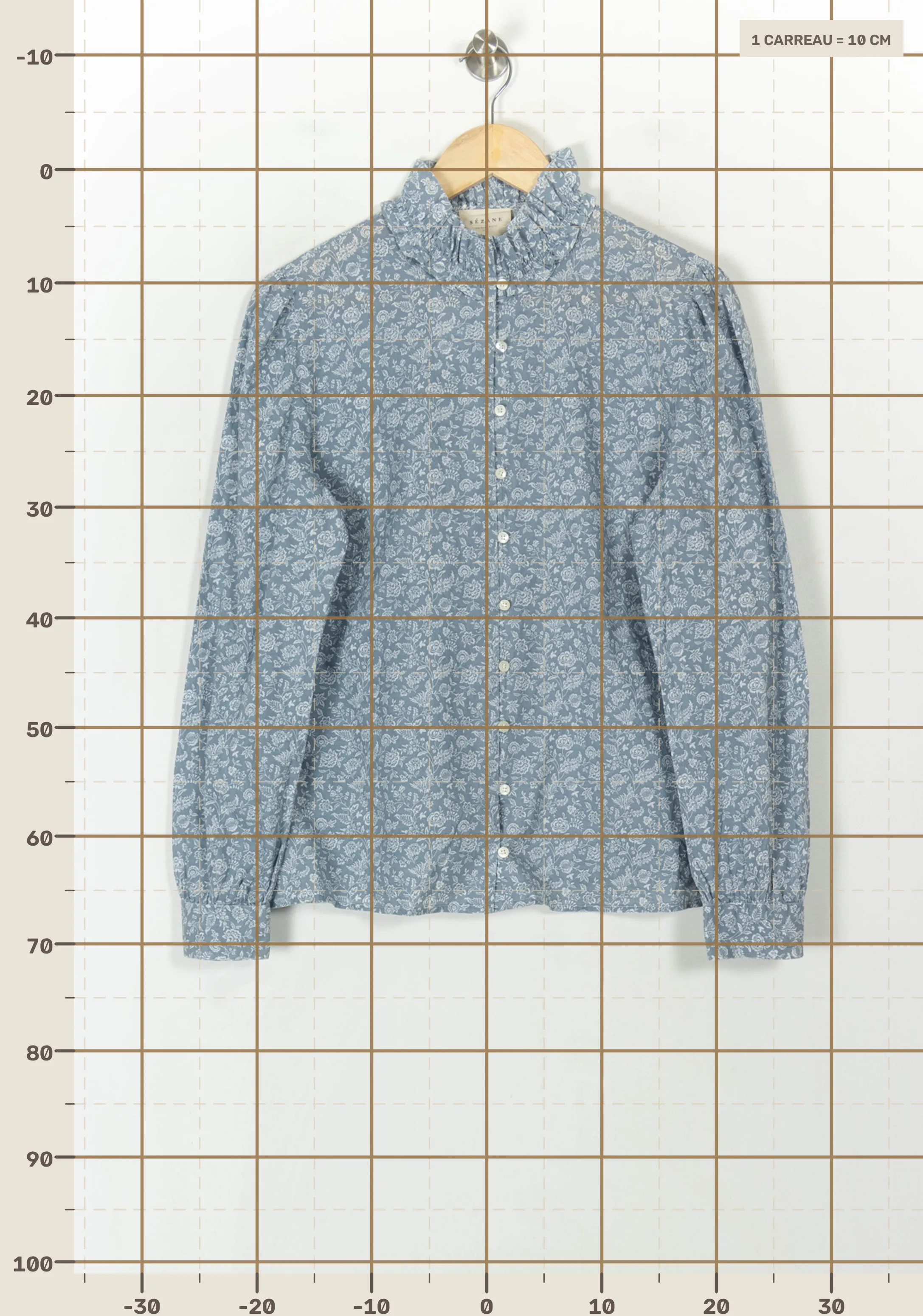 Chemise SEZANE - Seconde main Bleu