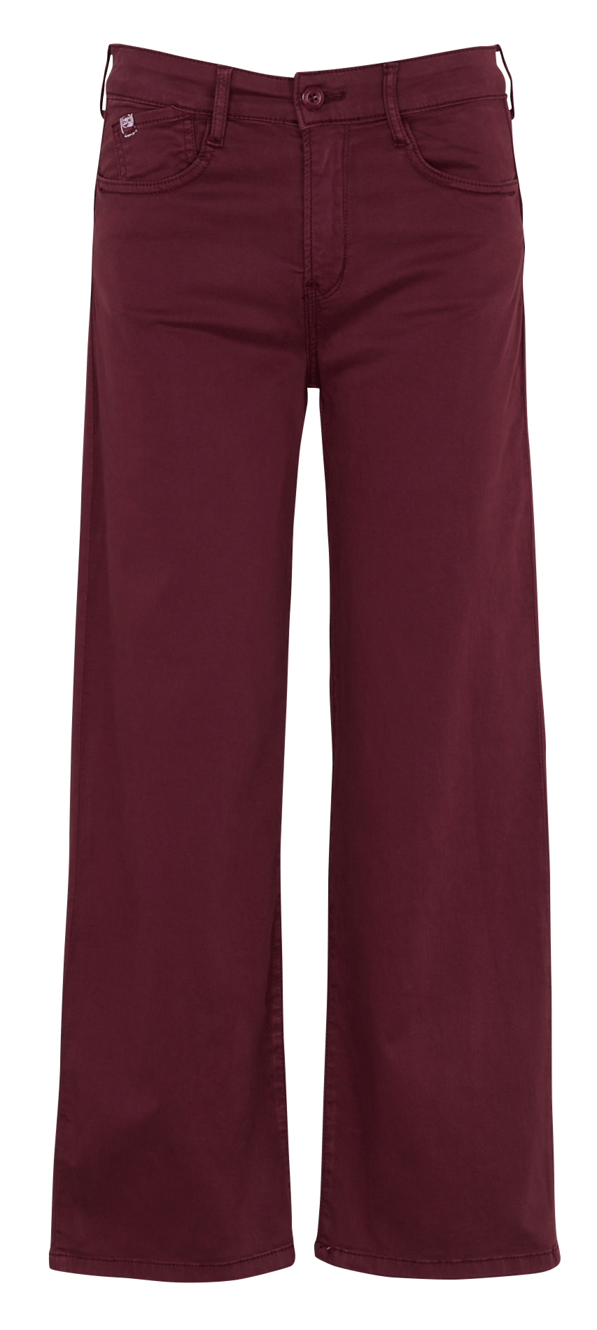 Pantalon droit 7/8ème en coton mélangé LE TEMPS DES CERISES