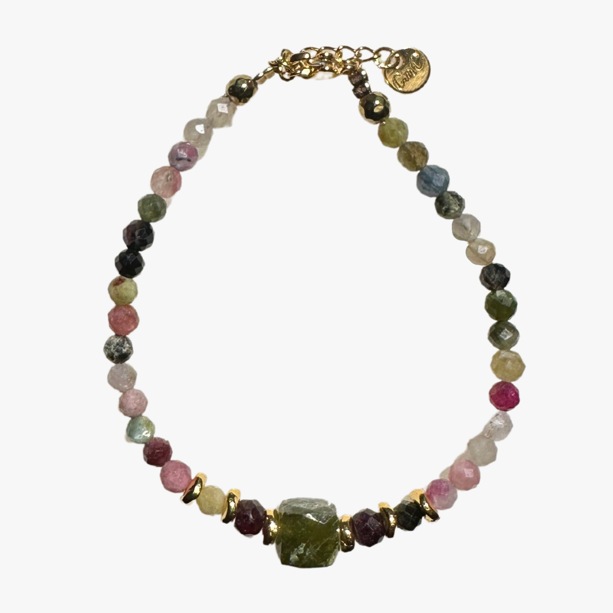 Tourmaline bracelet GINANDGER Blue