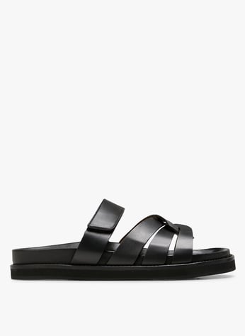 Mules Plakton Bibi Femme Noir - Confort Ergonomique Cuir Souple Taille 39 EU