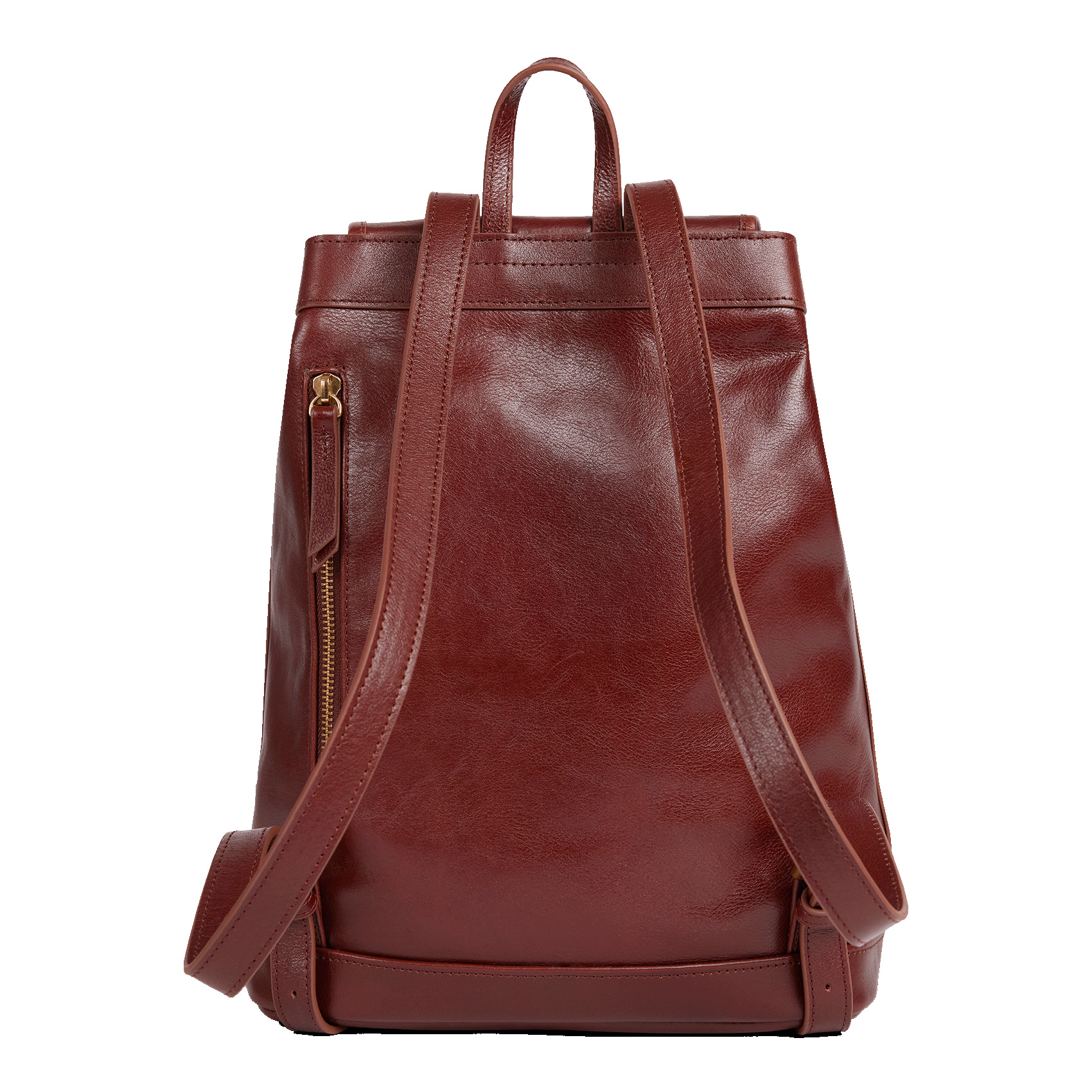 Mochila de cuero Marron