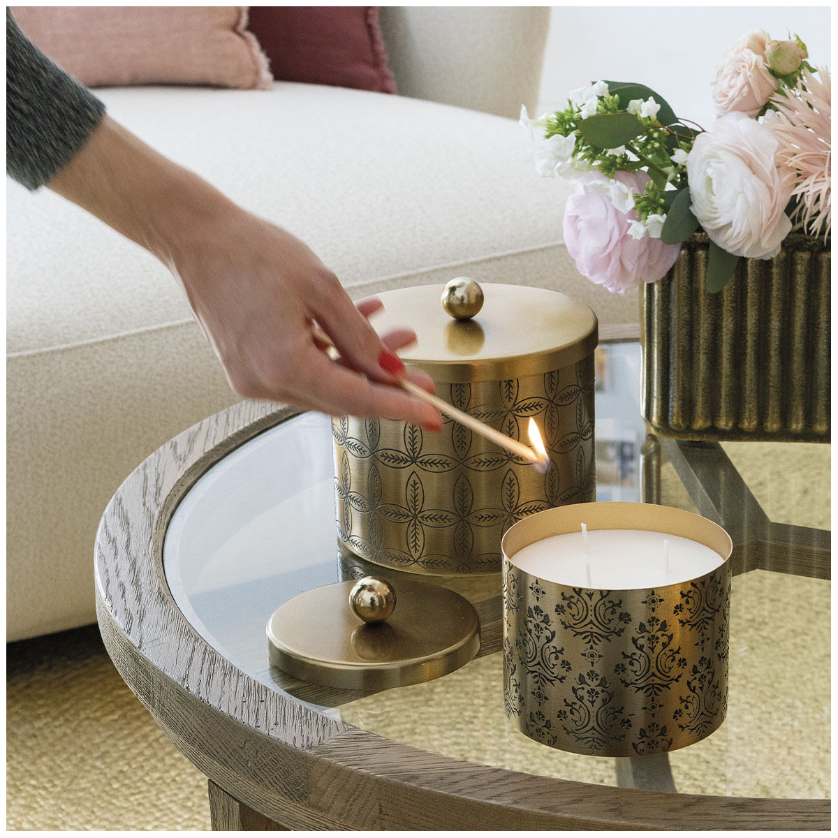 Bougie parfumée Doré