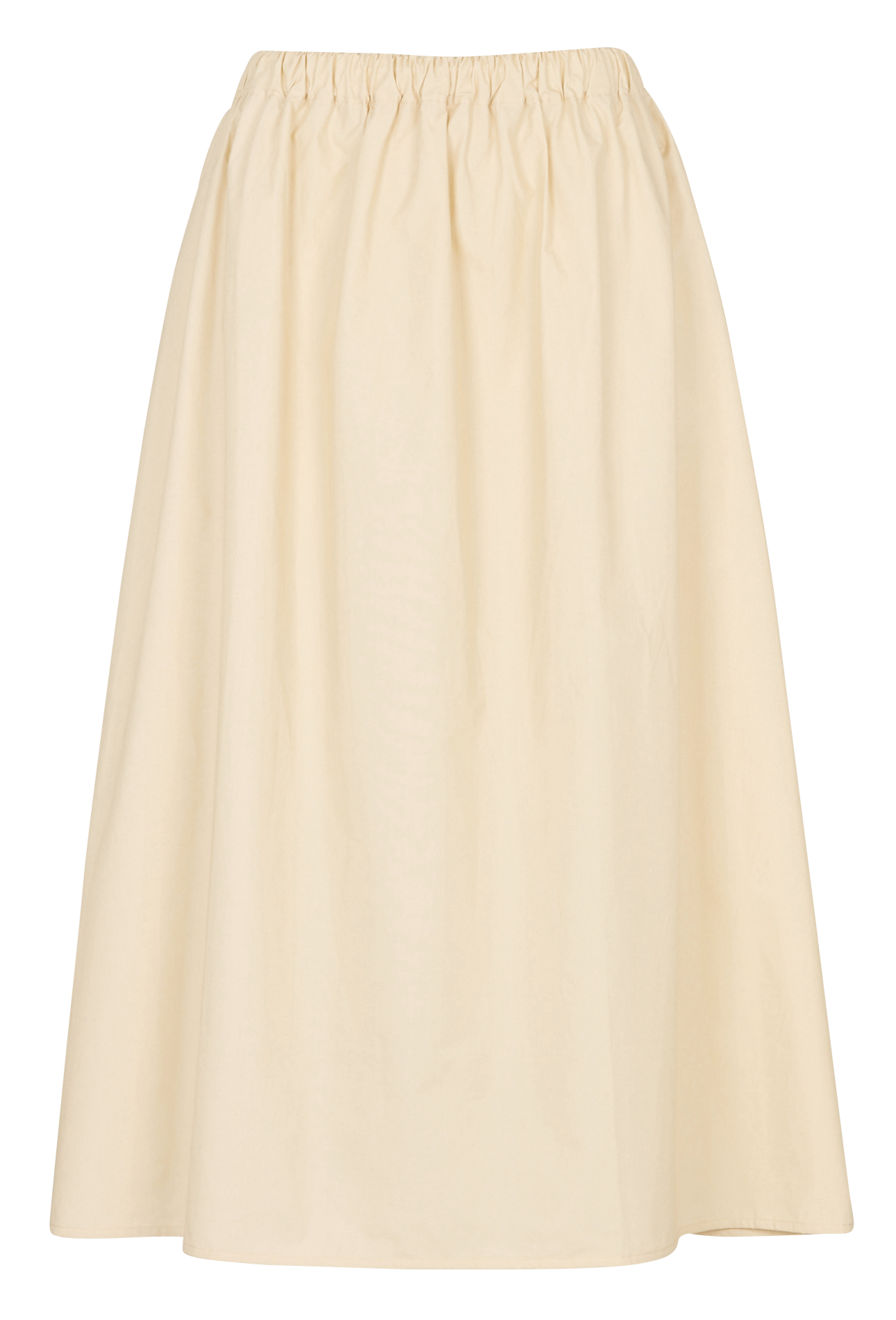 Jupe trapèze en coton RITA ROW Beige