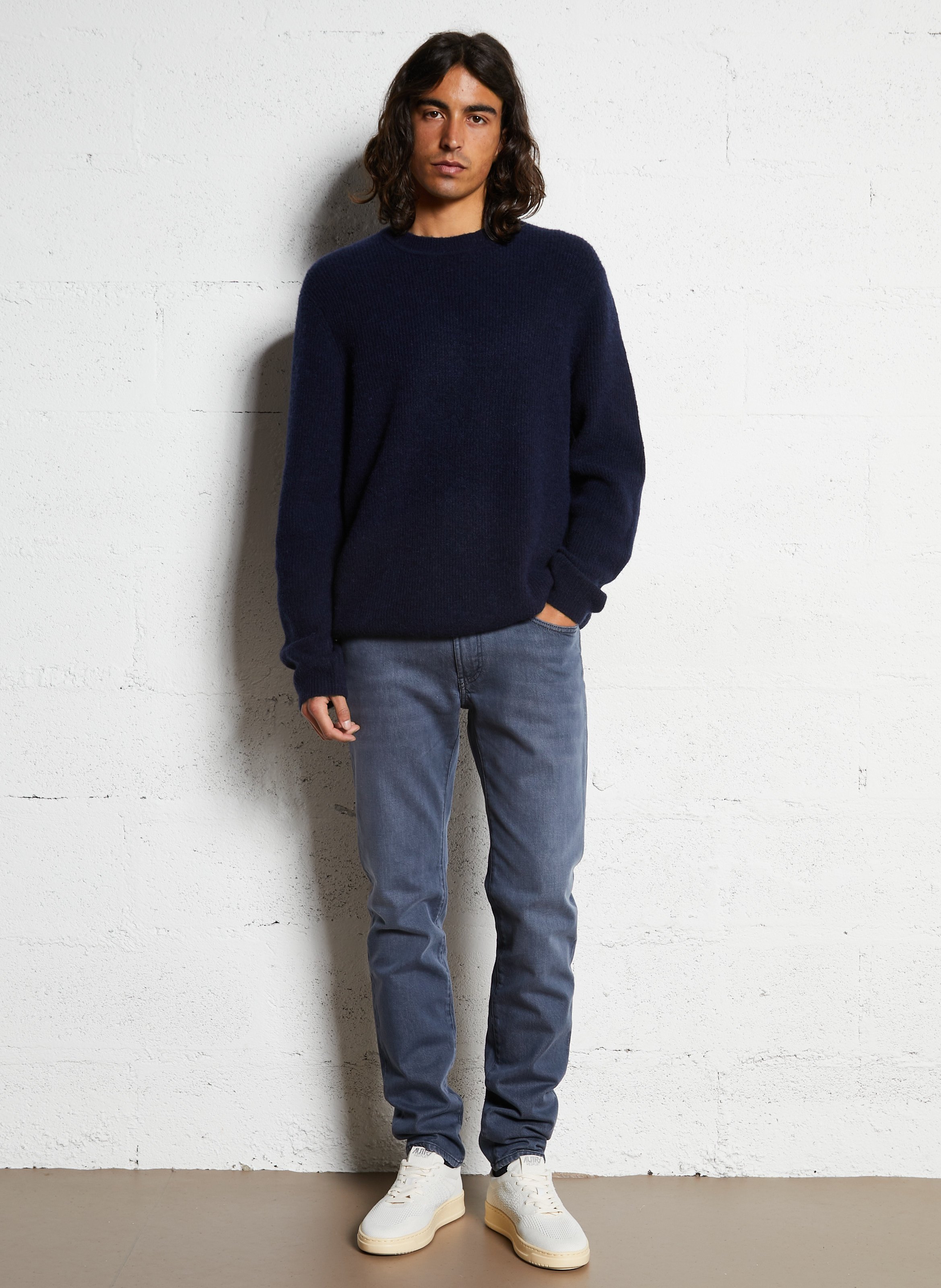 5-pocket stonewash slim jeans IKKS Blue