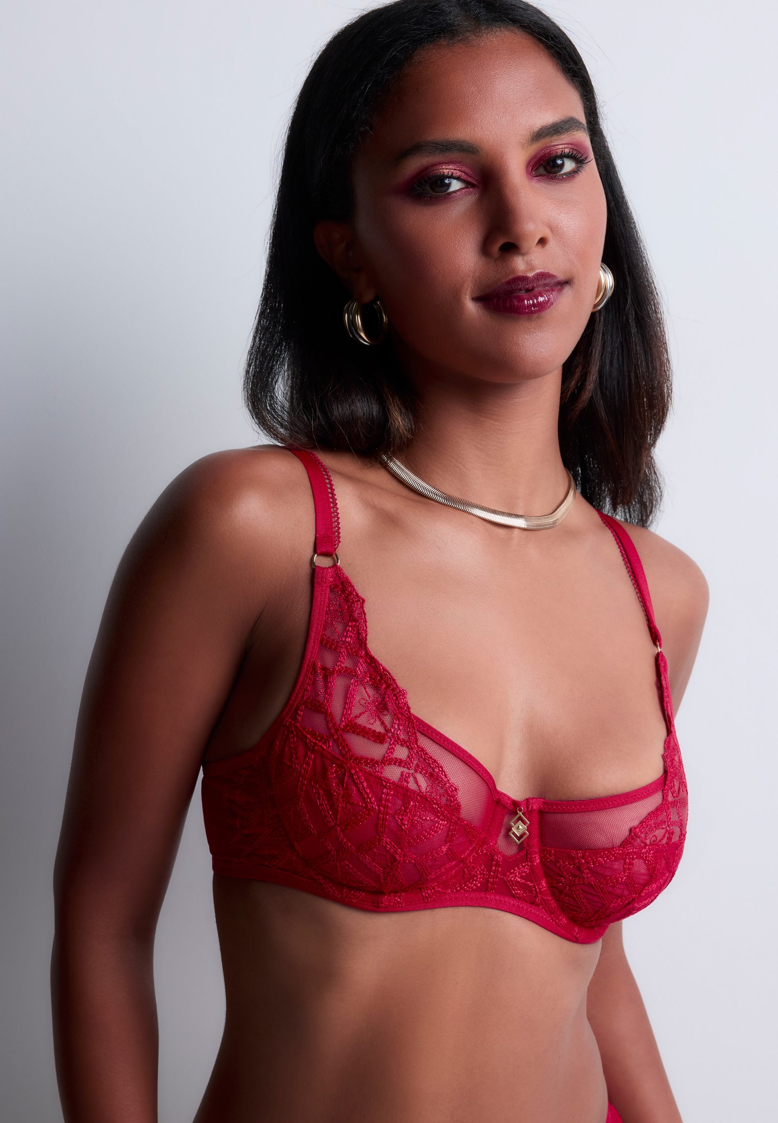Full-cup bra AUBADE Red