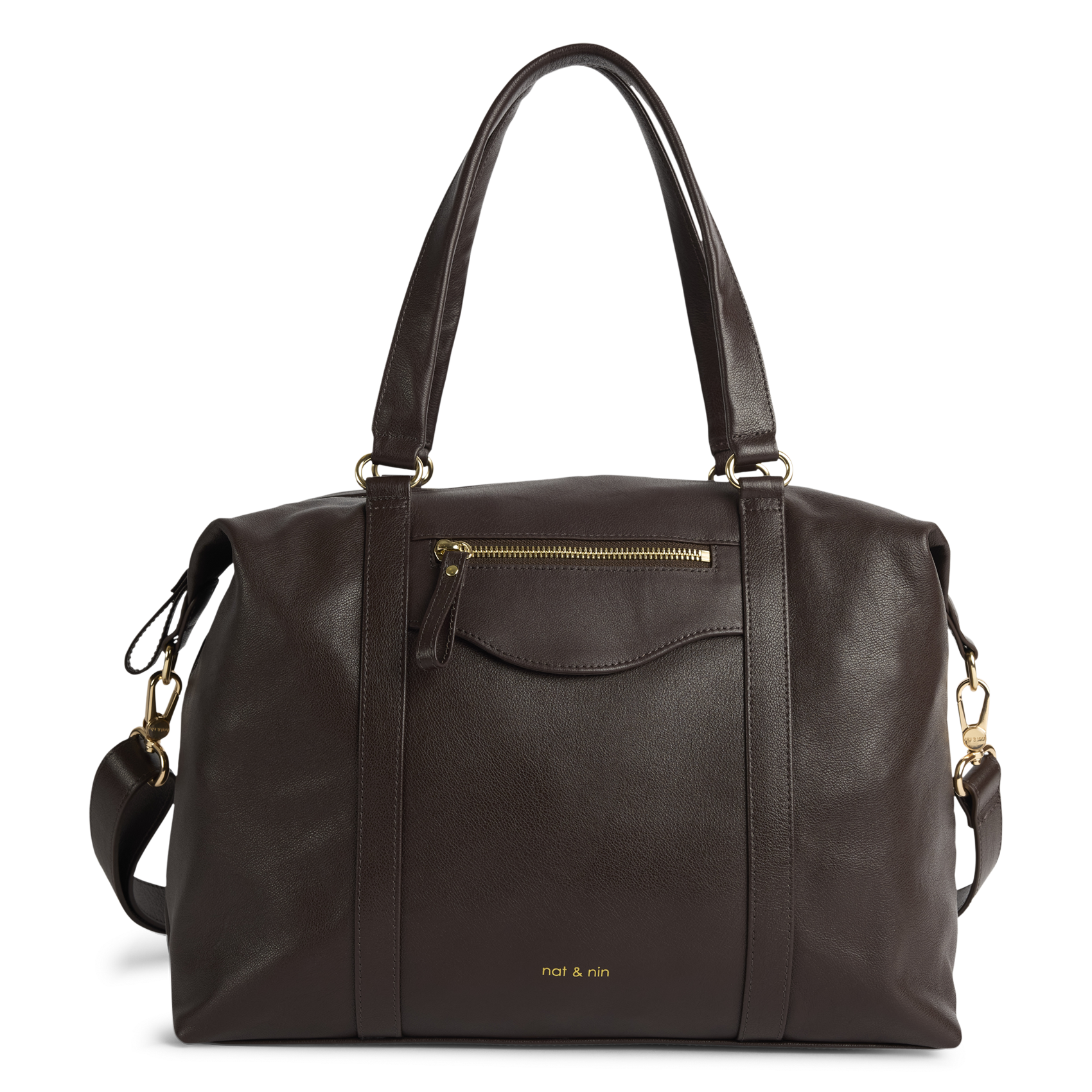 Sac porté épaule en cuir NAT & NIN