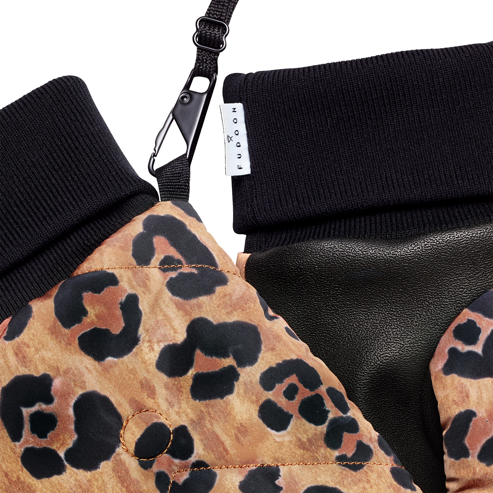 Convertible wanten met luipaardprint FUDOON Veelkleurig