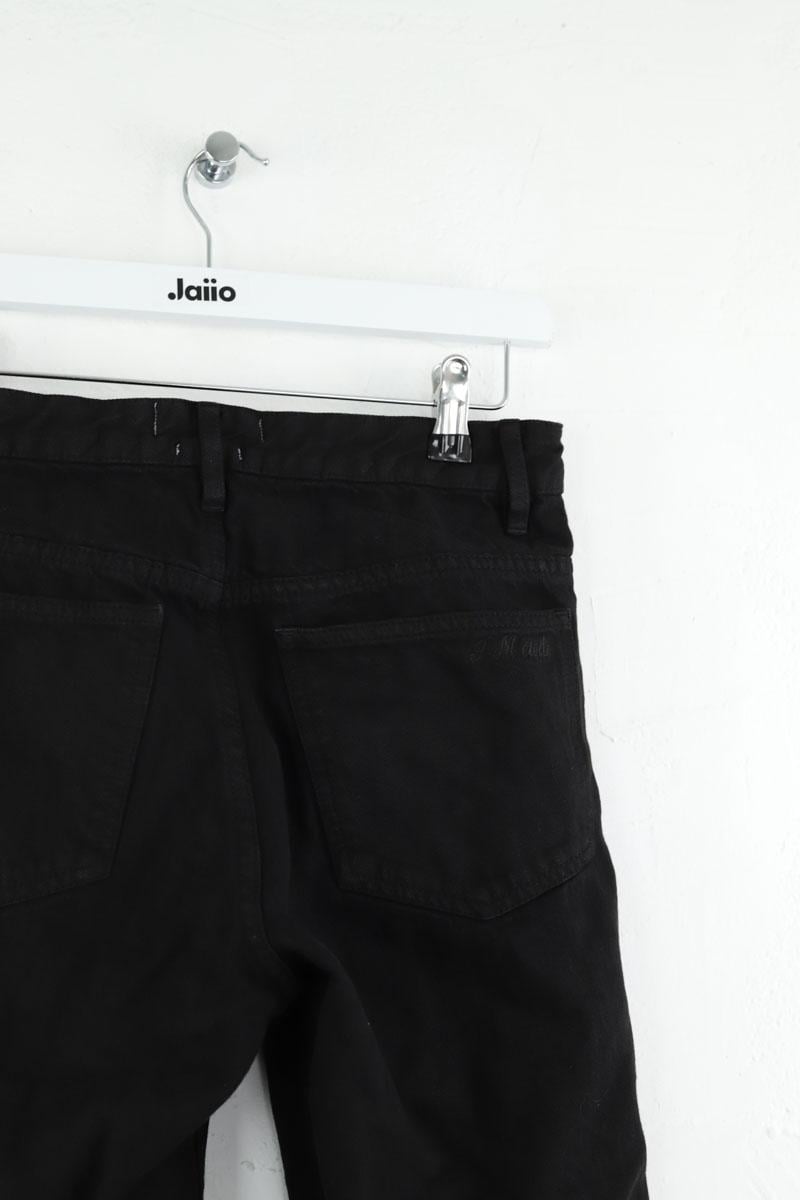 Cotton straight jeans ISABEL MARANT - Seconde Main Black